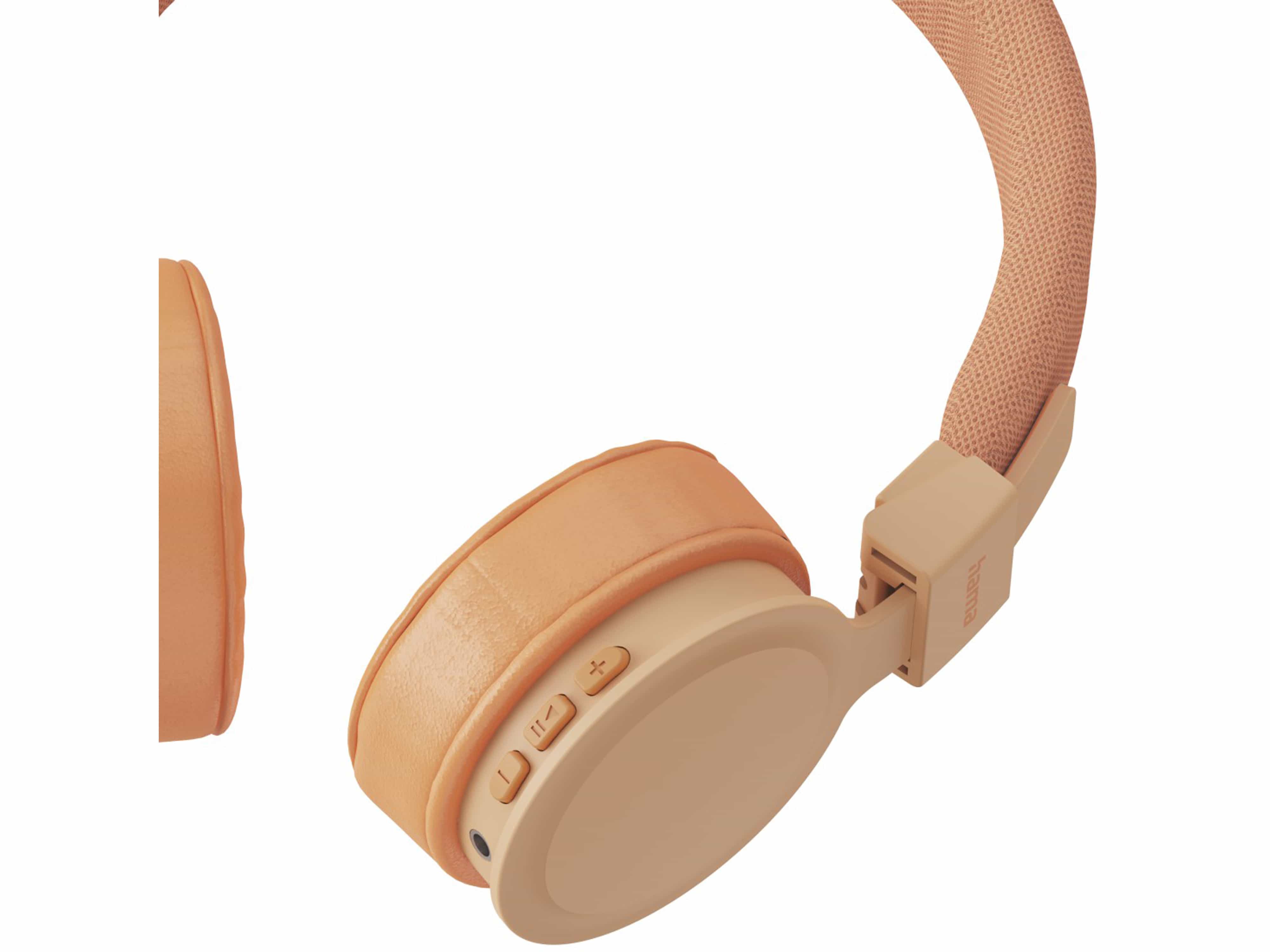 HAMA On-Ear Kopfhörer, Freedom Lit III, Bluetooth, faltbar, Sprachsteuerung orange On-Ear Kopfhörer HAMA, Freedom Lit III, Bluetooth, faltbar, Sprachsteuerung orange