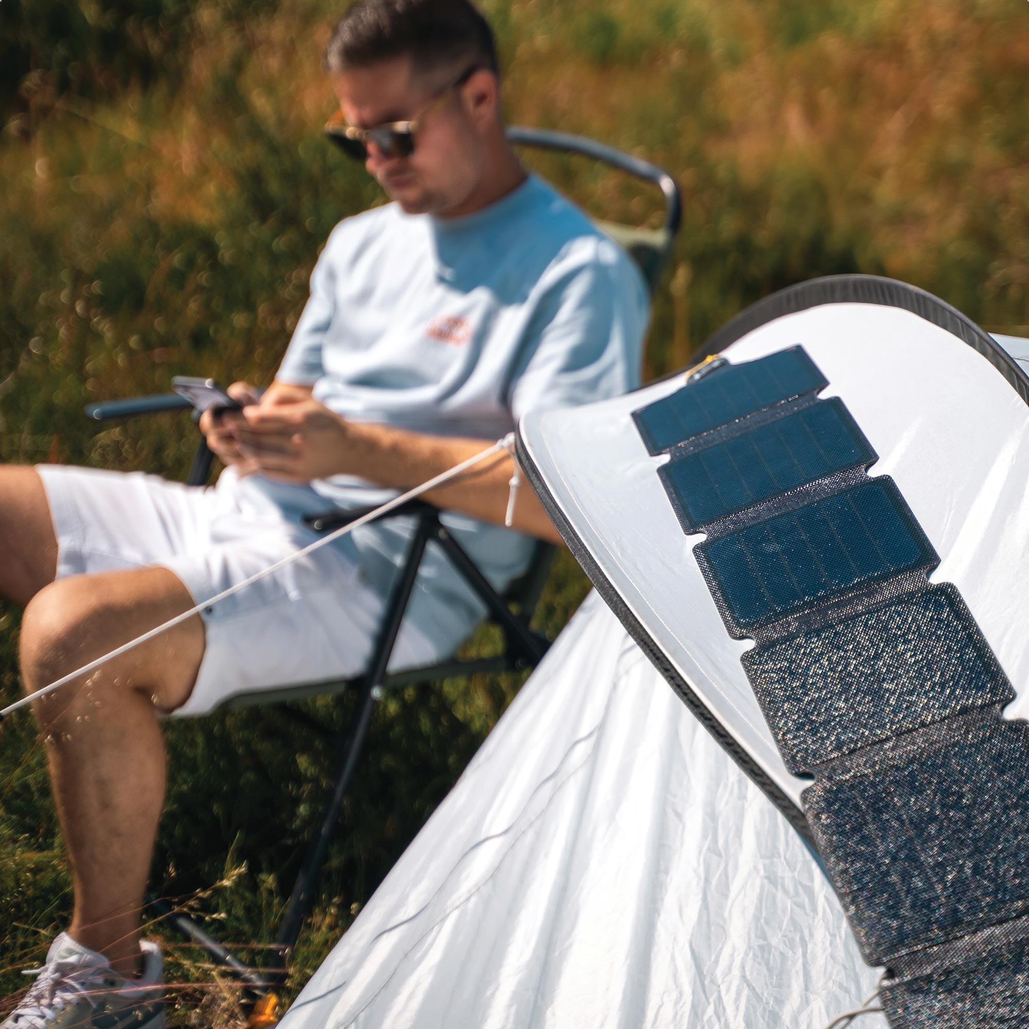 AQIILA Solarpanel Sunbird P21, 21 W, USB-C, schwarz AQIILA Solarpanel Sunbird P21, 21 W, USB-C, schwarz