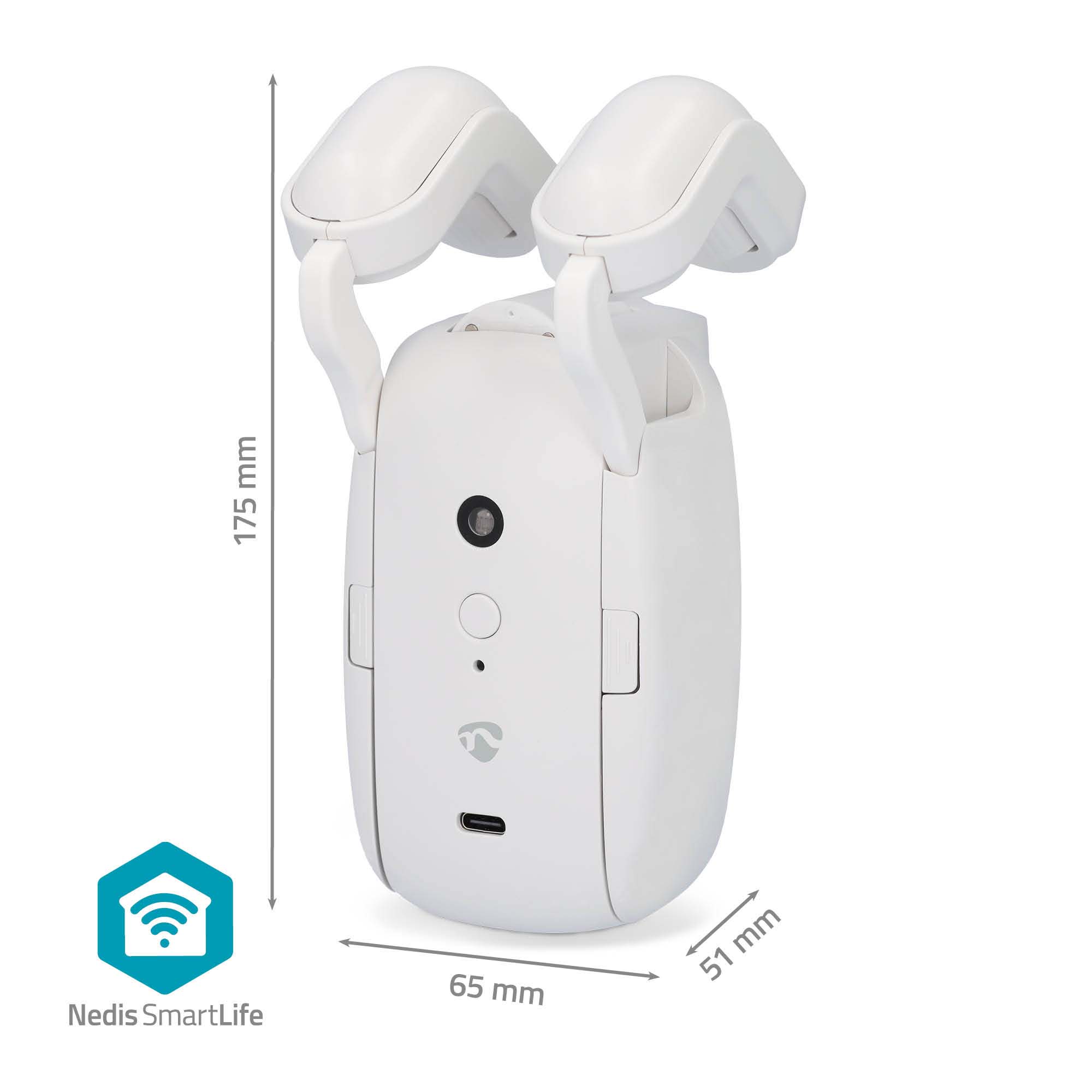 NEDIS Vorhangöffner SmartLife, USB-/Batteriebetrieben, Stangenschiene, weiß NEDIS Vorhangroboter SmartLife, USB-/Batteriebetrieben, Stangenschiene, weiß