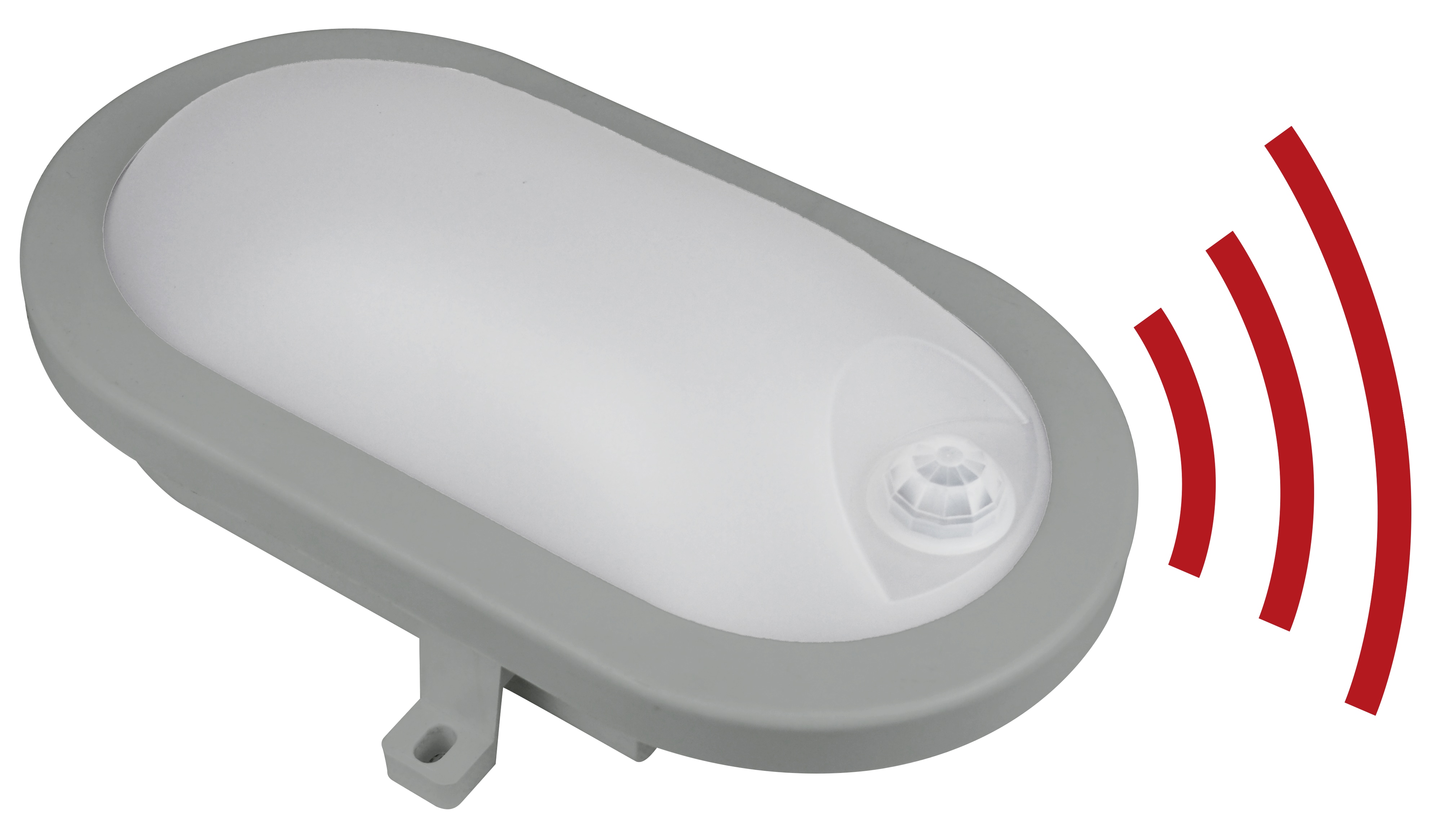 BLULAXA LED-Oval-Leuchte Basis Fix, IR-Sensor, 12W, 1200lm, 4000K, IP54 BLULAXA LED-Oval-Leuchte Basis Fix, IR-Sensor, 12W, 1200lm, 4000K, IP54