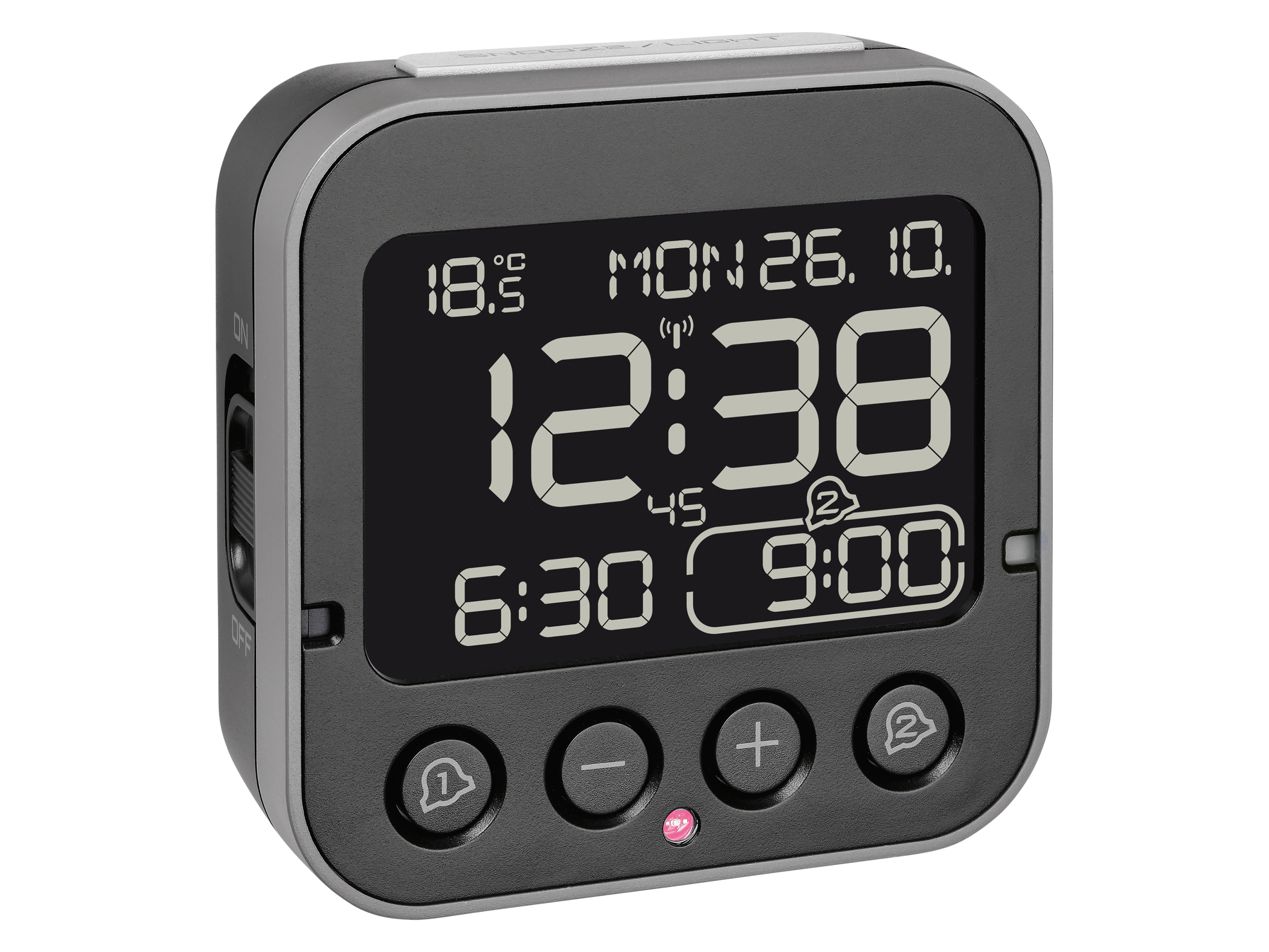TFA Digitaler Funkwecker 60.2552.01, mit Temperatur BINGO 2.0 TFA Digitaler Funkwecker 60.2552.01, mit Temperatur BINGO 2.0