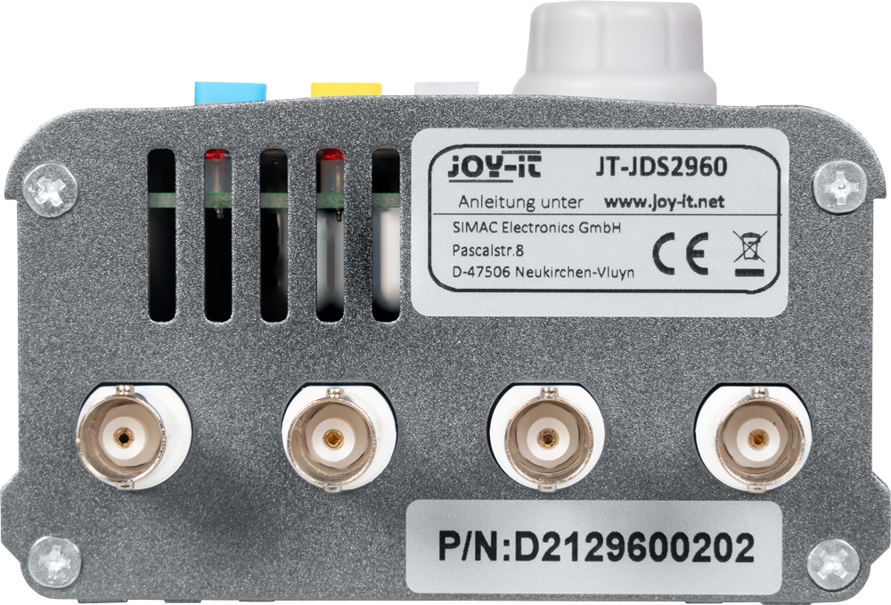 JOY-IT Mobiler Signalgenerator, JT-JDS2960, 2 Kanal, 60 MHz JOY-IT Mobiler Signalgenerator, JT-JDS2960, 2 Kanal, 60 MHz