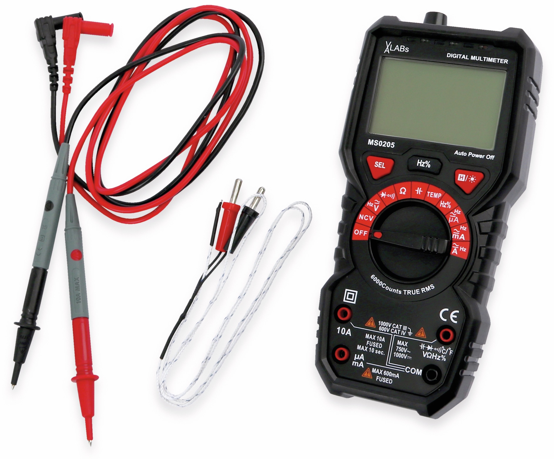 VA LABS Multimeter, MS0205, True RMS VA LABS Multimeter, MS0205, True RMS