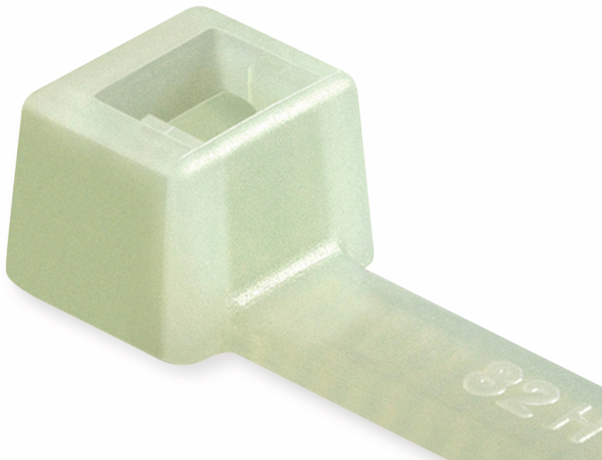 HELLERMANNTYTON Kabelbinder innenverzahnt, 111-01919, 100x2,5 T18R Natur 100 ST