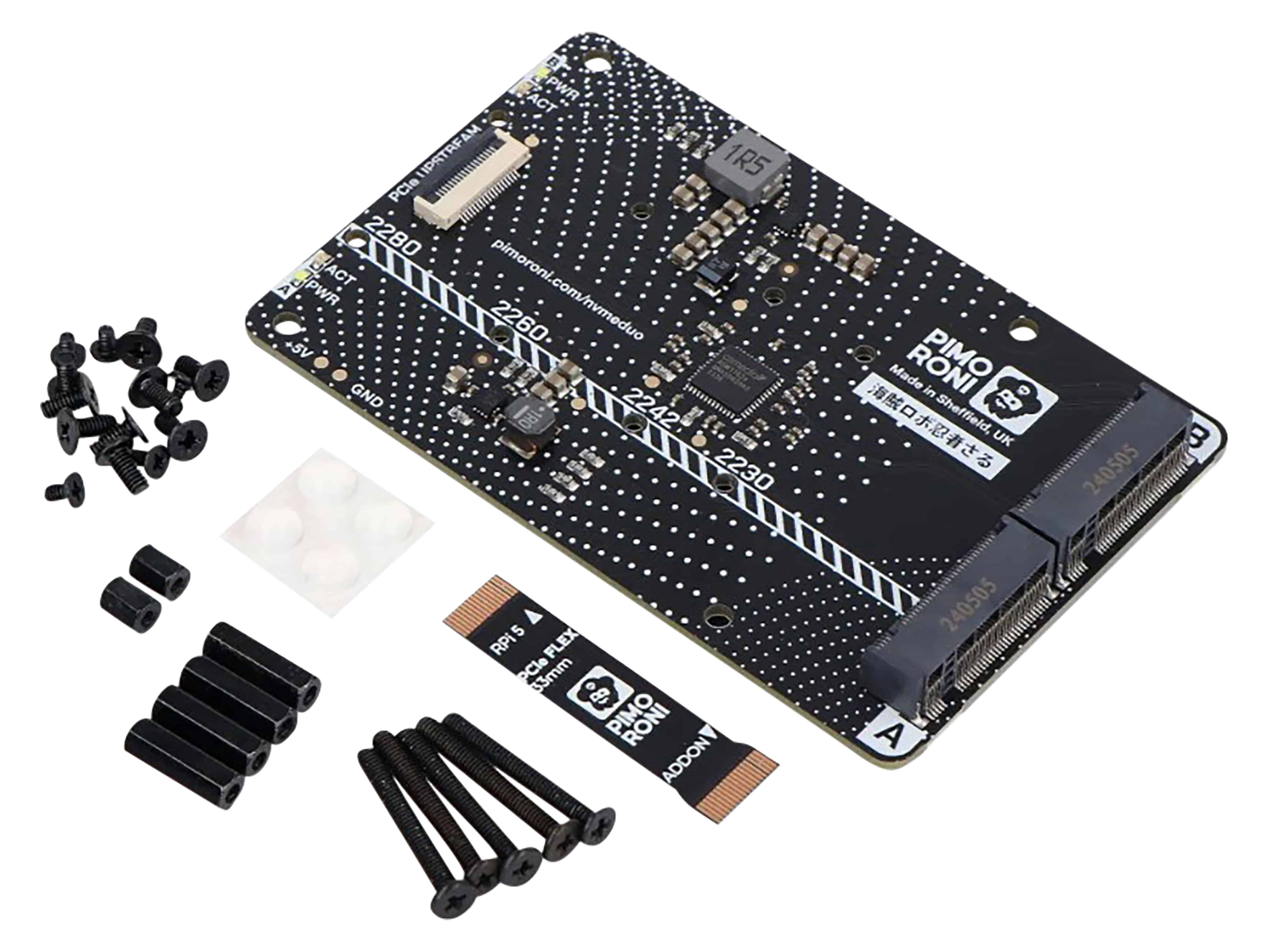 PIMORONI Dual NVMe base für Raspberry Pi 5