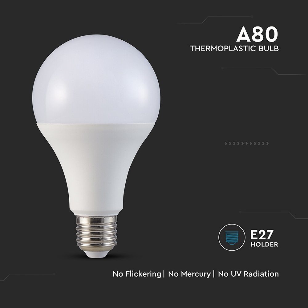 V-TAC LED-Lampe, VT-22022, EEK: E, E27, 20 W, 2452 lm, 3000 K V-TAC LED-Lampe, VT-22022, EEK: E, E27, 20 W, 2452 lm, 3000 K