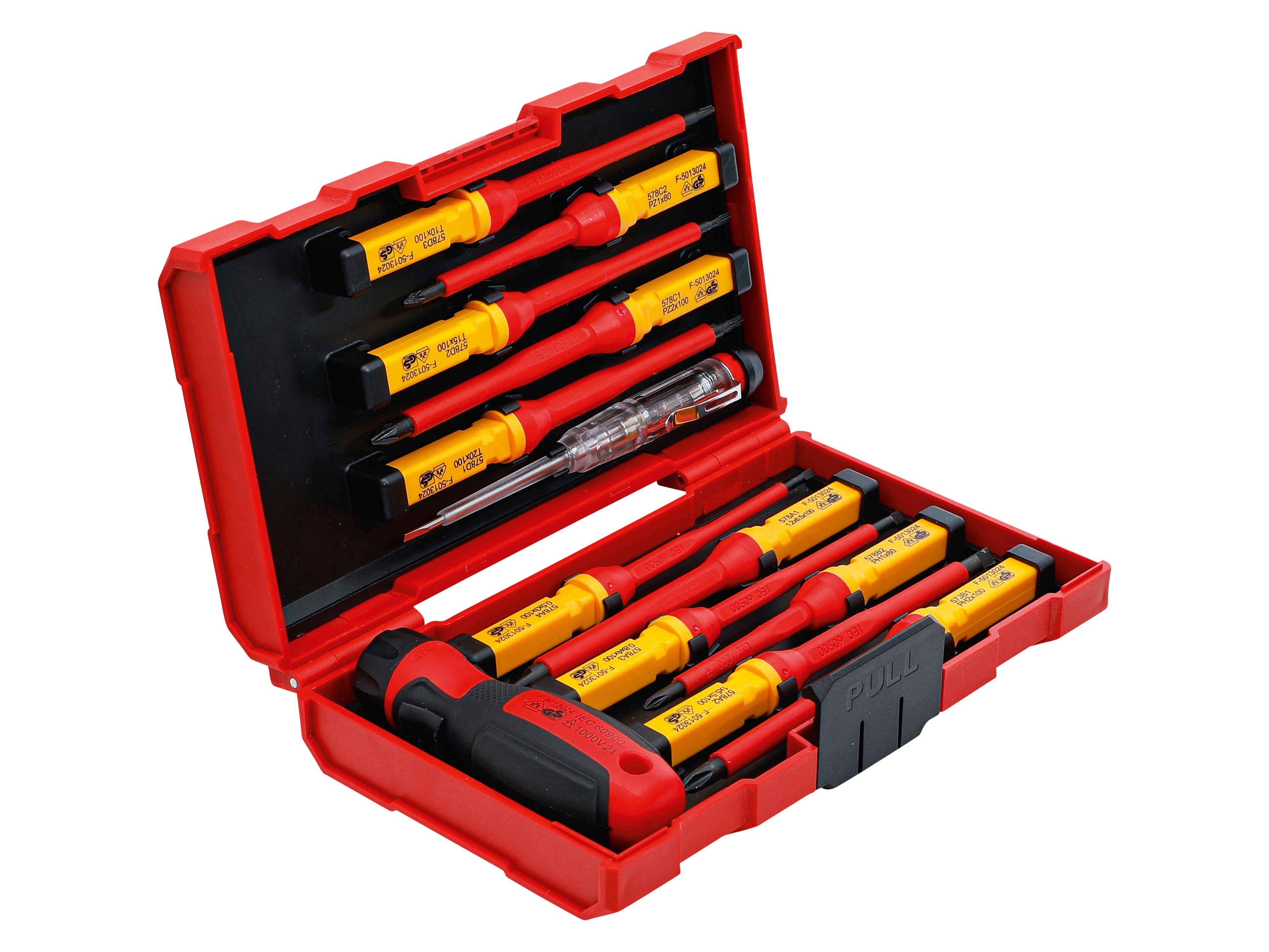 BGS TECHNIC VDE-Schraubendreher-Satz, 35814, mit Wechselklingen, 13-teilig BGS TECHNIC VDE-Schraubendreher-Satz, 35814, mit Wechselklingen, 13-teilig