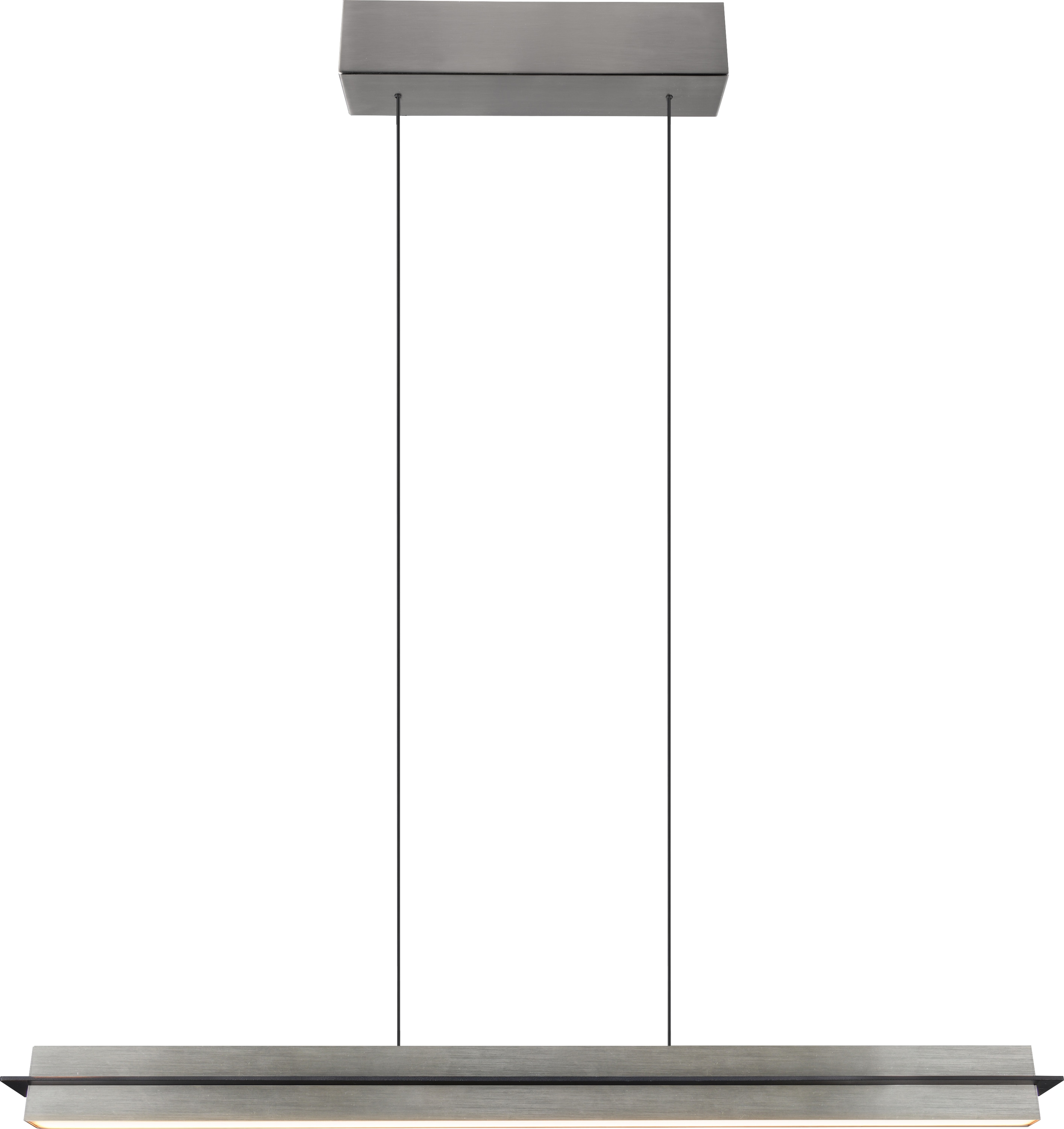 TRIO LED-Pendelleuchte EMERSON 346710107, 22 W, 2500 lm, nickel