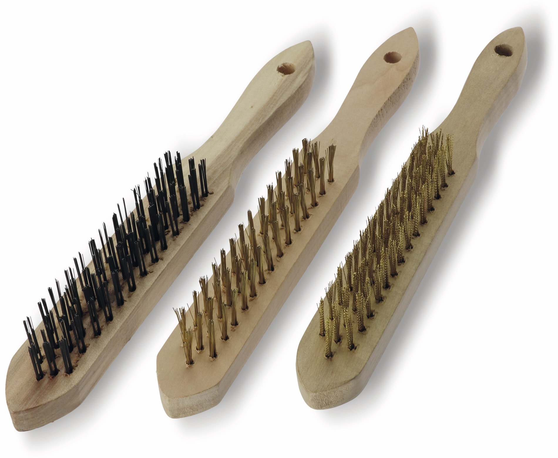 Drahtbürsten-Set KINZO, 3 Stück Drahtbürsten-Set KINZO, 3 Stück