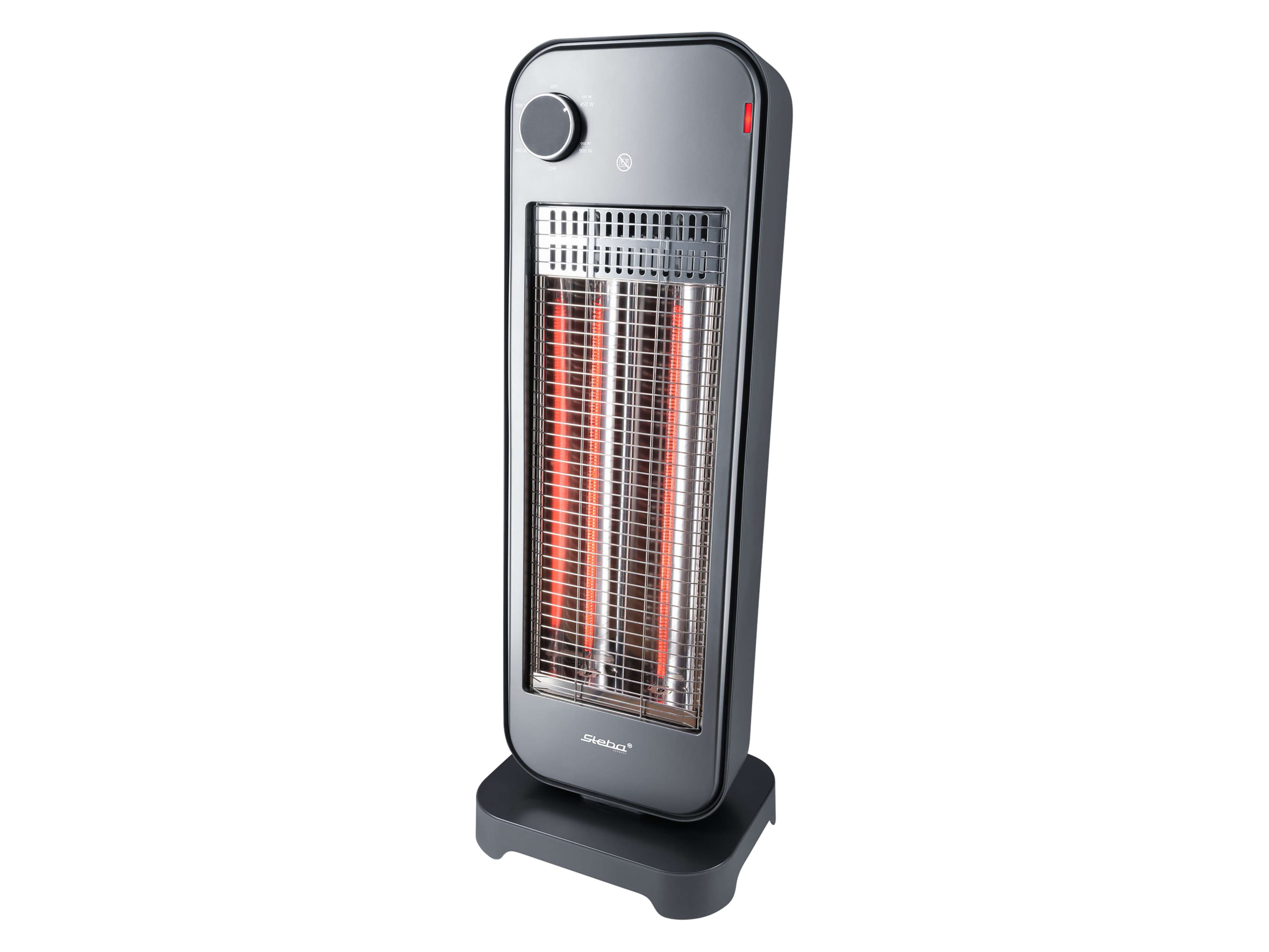 STEBA Carbon-Heizstrahler CH 2 ECO, Oszilierend 90°, 2 Stufen, grau STEBA Carbon-Heizstrahler CH 2 ECO, Oszilierend 90°, 2 Stufen, grau