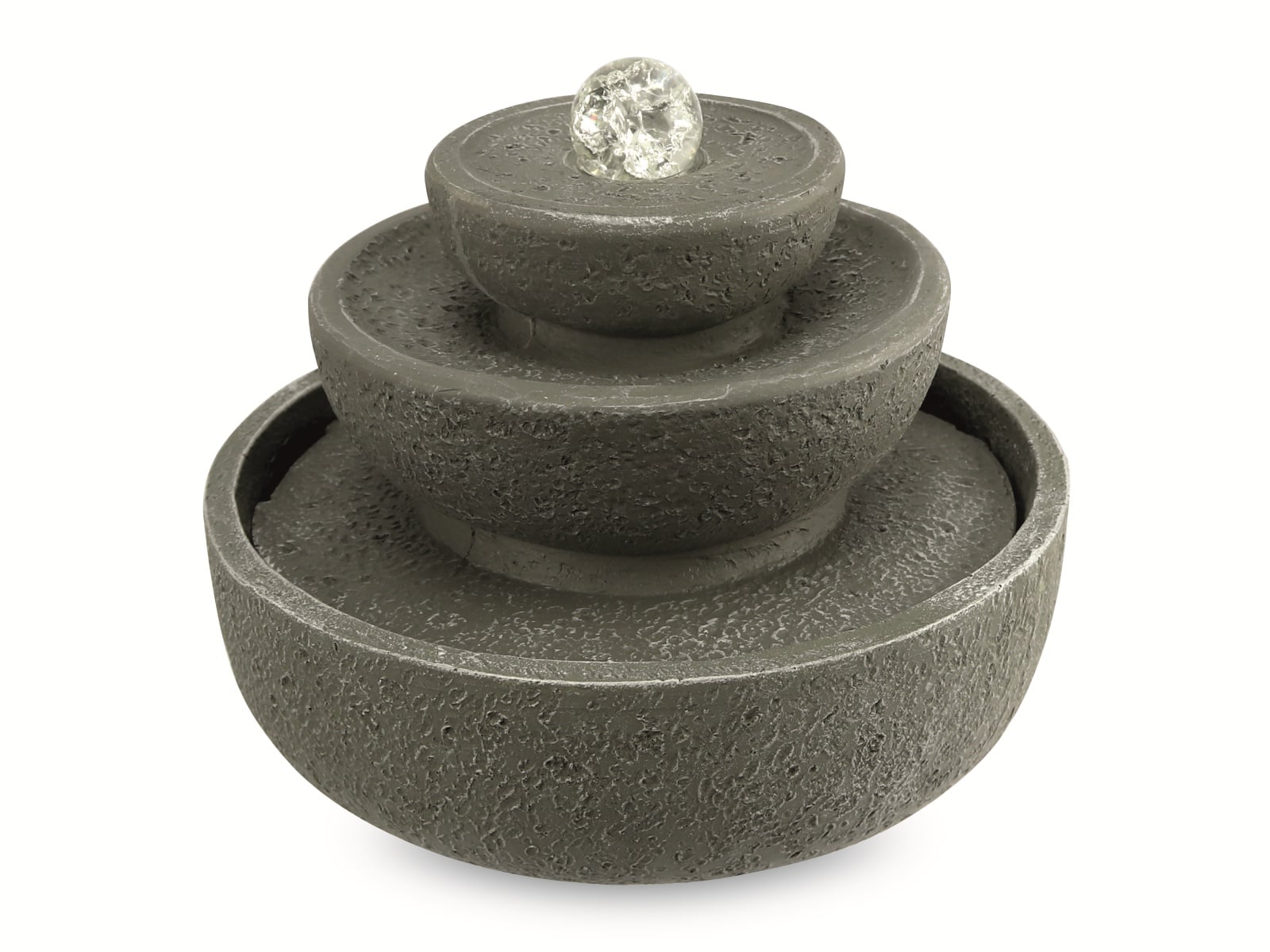 LED-Zimmerbrunnen, GT-RF-01, grau, B-Ware