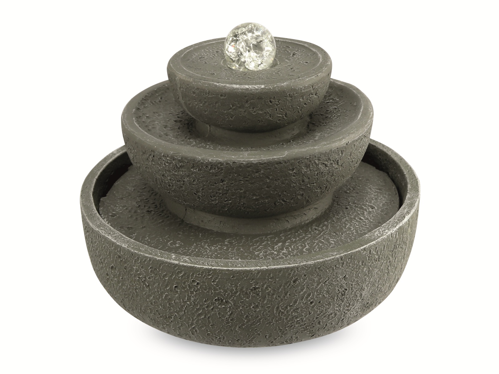 LED-Zimmerbrunnen, GT-RF-01, grau, B-Ware LED-Zimmerbrunnen, GT-RF-01, grau, B-Ware
