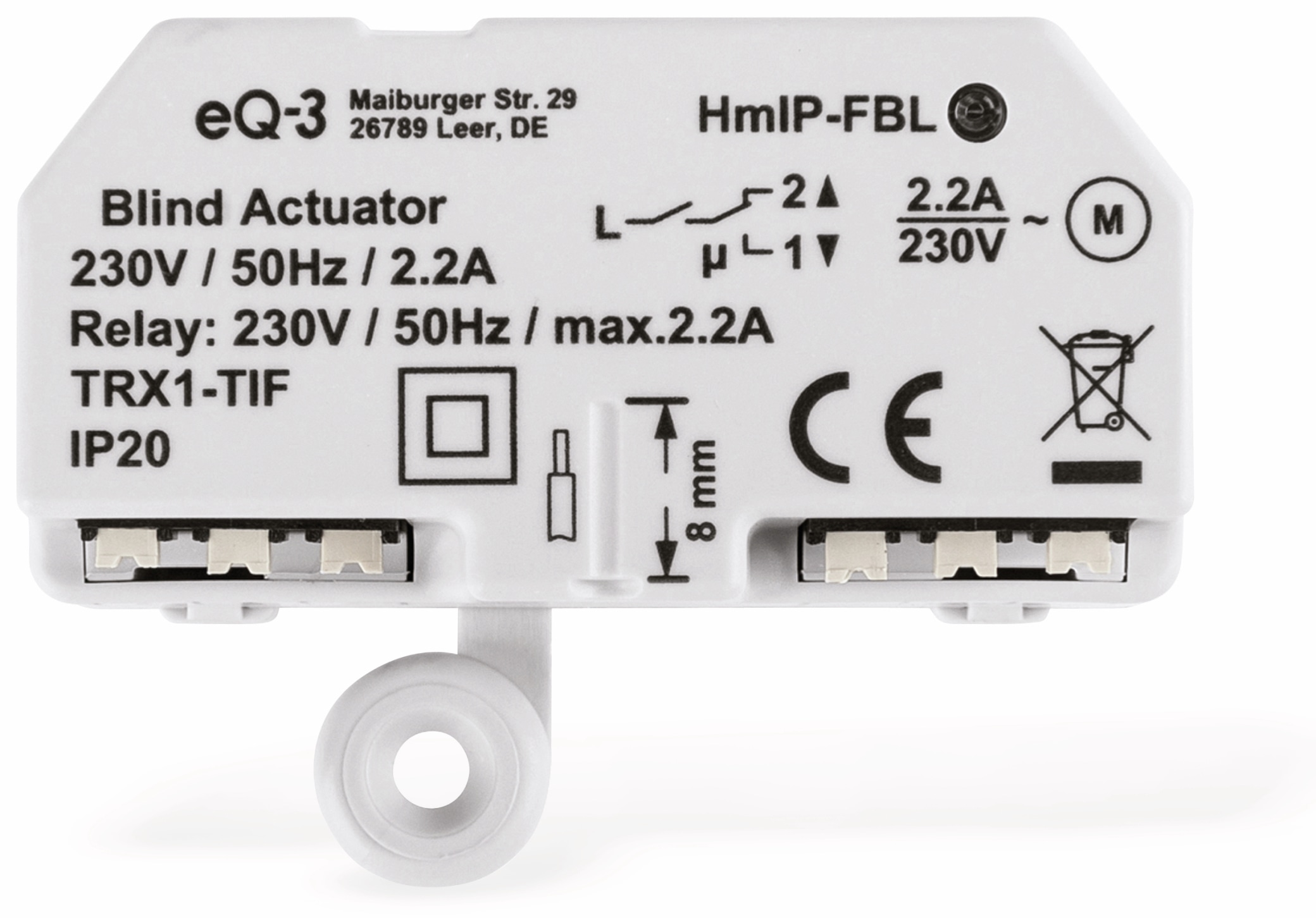 HOMEMATIC IP Smart Home 151398A0, Jalousieaktor, Unterputz HOMEMATIC IP Smart Home 151398A0, Jalousieaktor, Unterputz