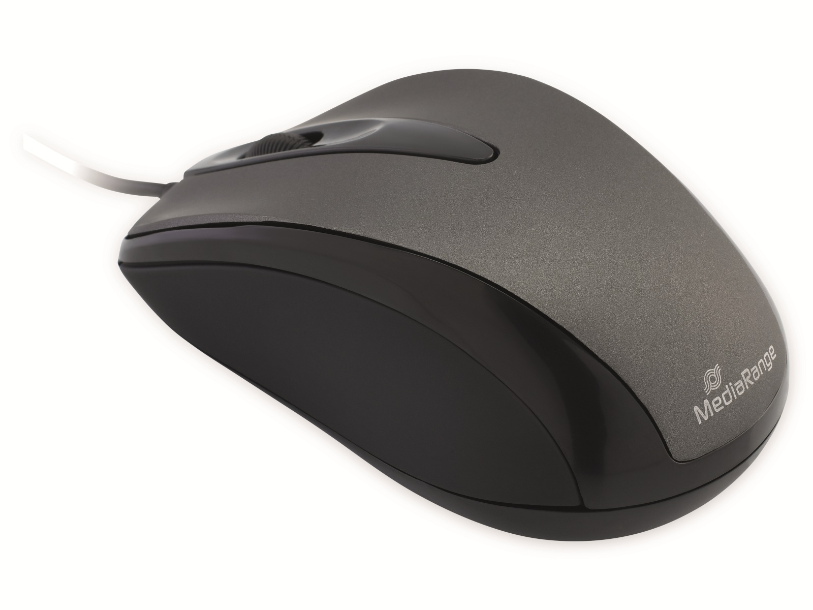 MEDIARANGE USB-Maus MROS201, 3 Tasten, schwarz/grau MEDIARANGE USB-Maus MROS201, 3 Tasten, schwarz/grau