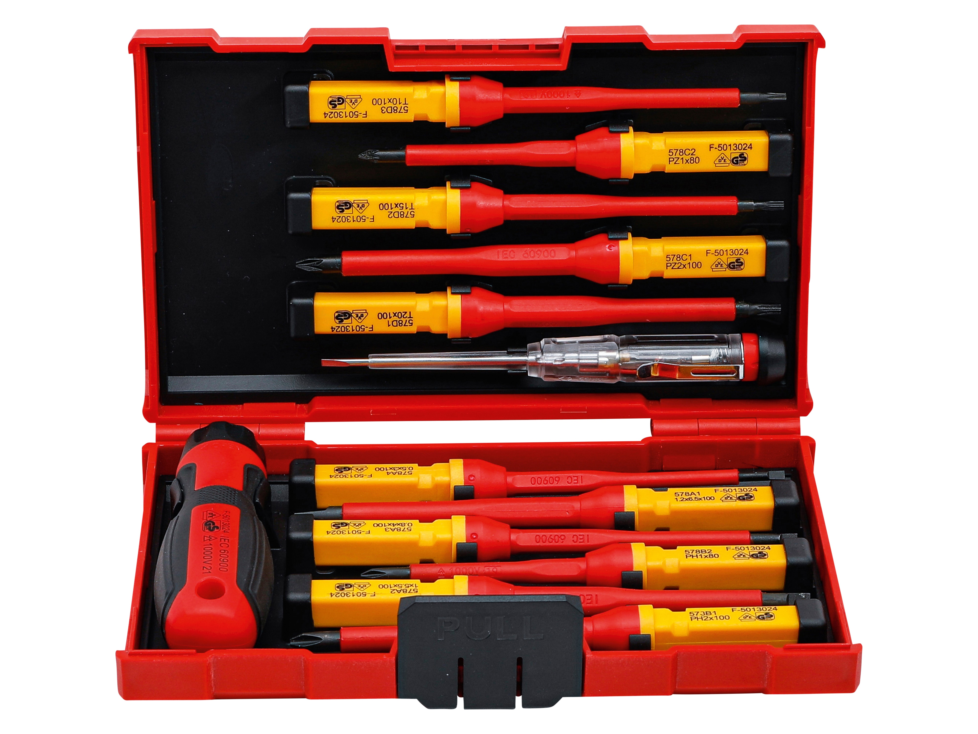 BGS TECHNIC VDE-Schraubendreher-Satz, 35814, mit Wechselklingen, 13-teilig BGS TECHNIC VDE-Schraubendreher-Satz, 35814, mit Wechselklingen, 13-teilig