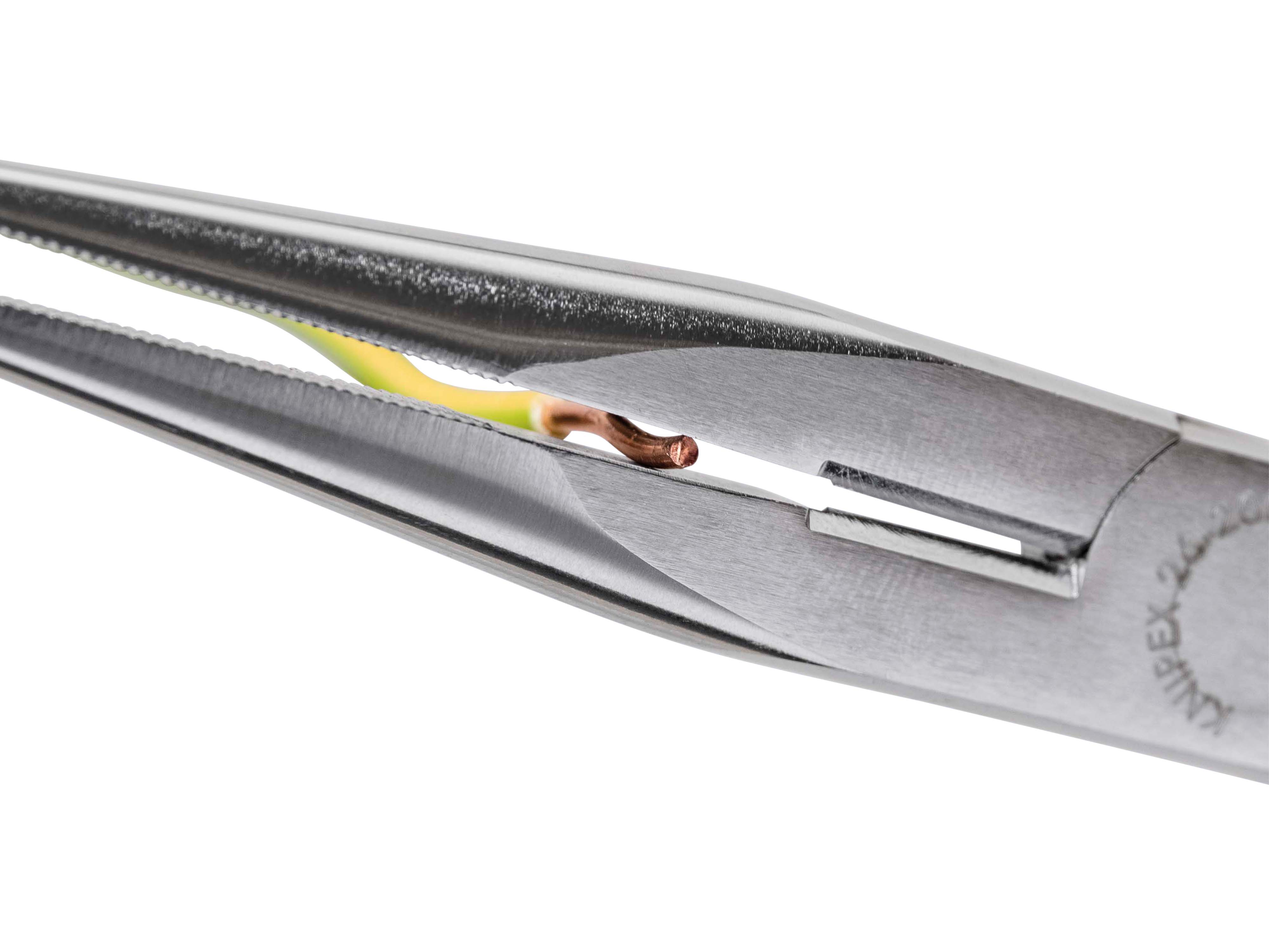 KNIPEX Flachrundzange mit Schneide, gerade, VDE-geprüft, 26 16 200 KNIPEX Flachrundzange mit Schneide, gerade, VDE-geprüft, 26 16 200