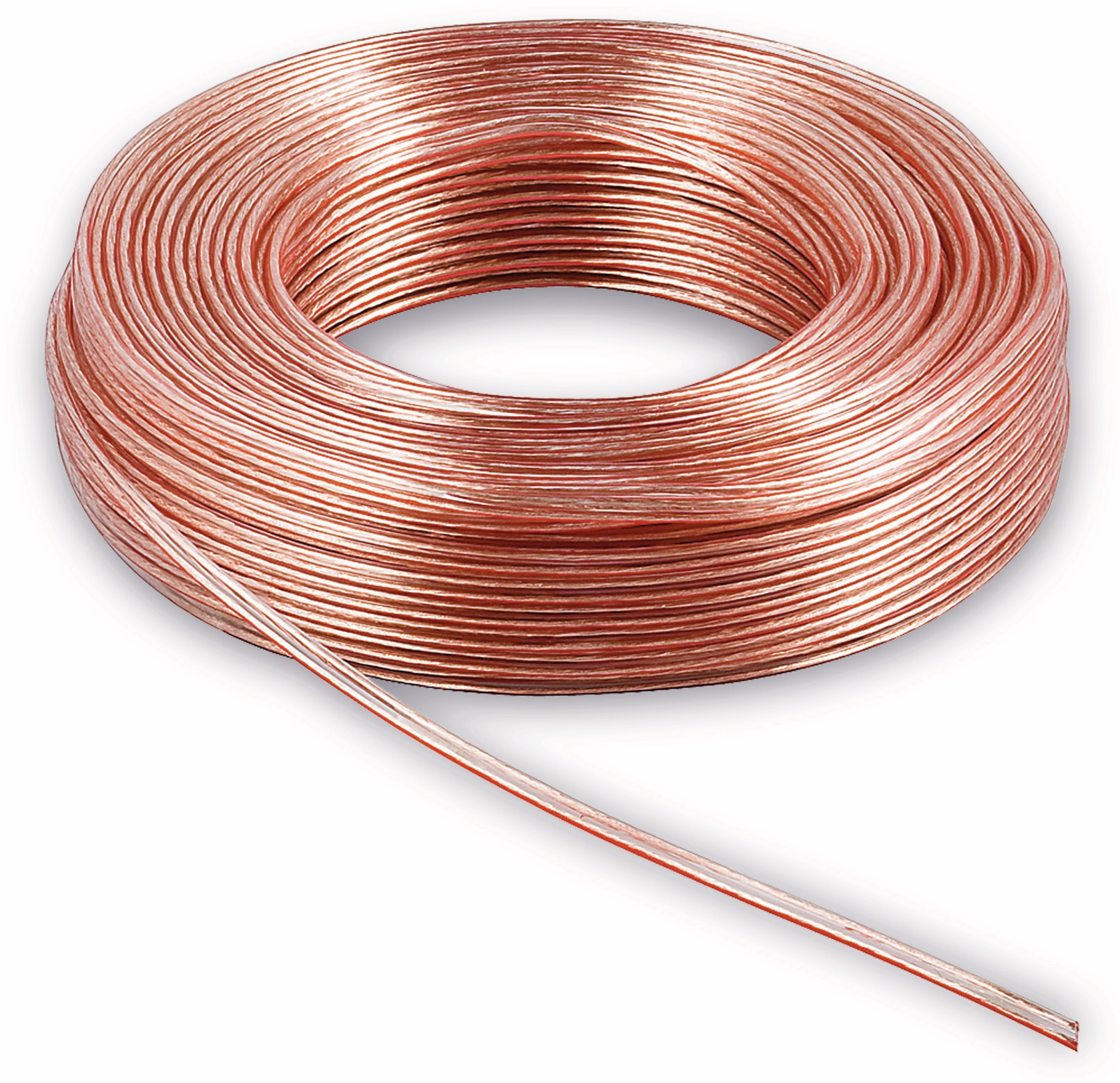 S-IMPULS Lautsprecherkabel, 2x1,5 mm², 50m, transparent, CCA S-IMPULS Lautsprecherkabel, 2x1,5 mm², 50m, transparent, CCA