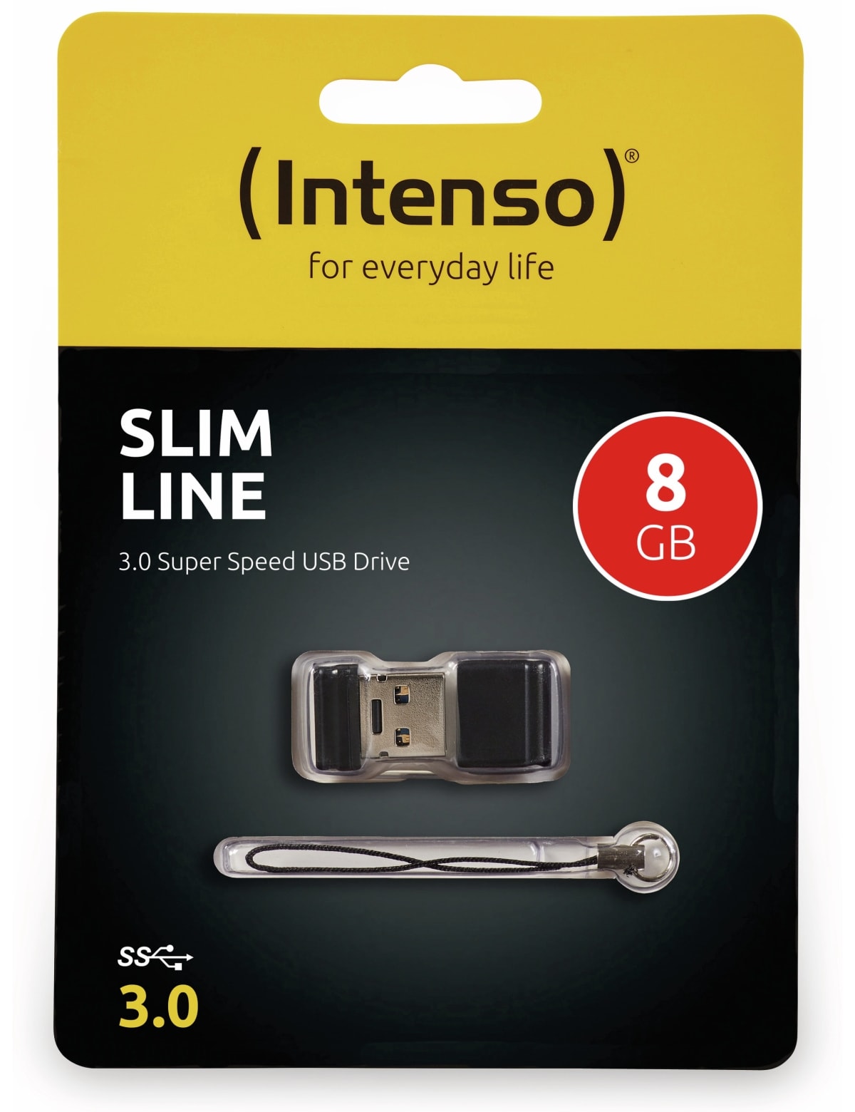 INTENSO USB-Stick Slim Line 3532460 USB 3.2 8GB INTENSO USB 3.2 Speicherstick Slim Line, 8 GB