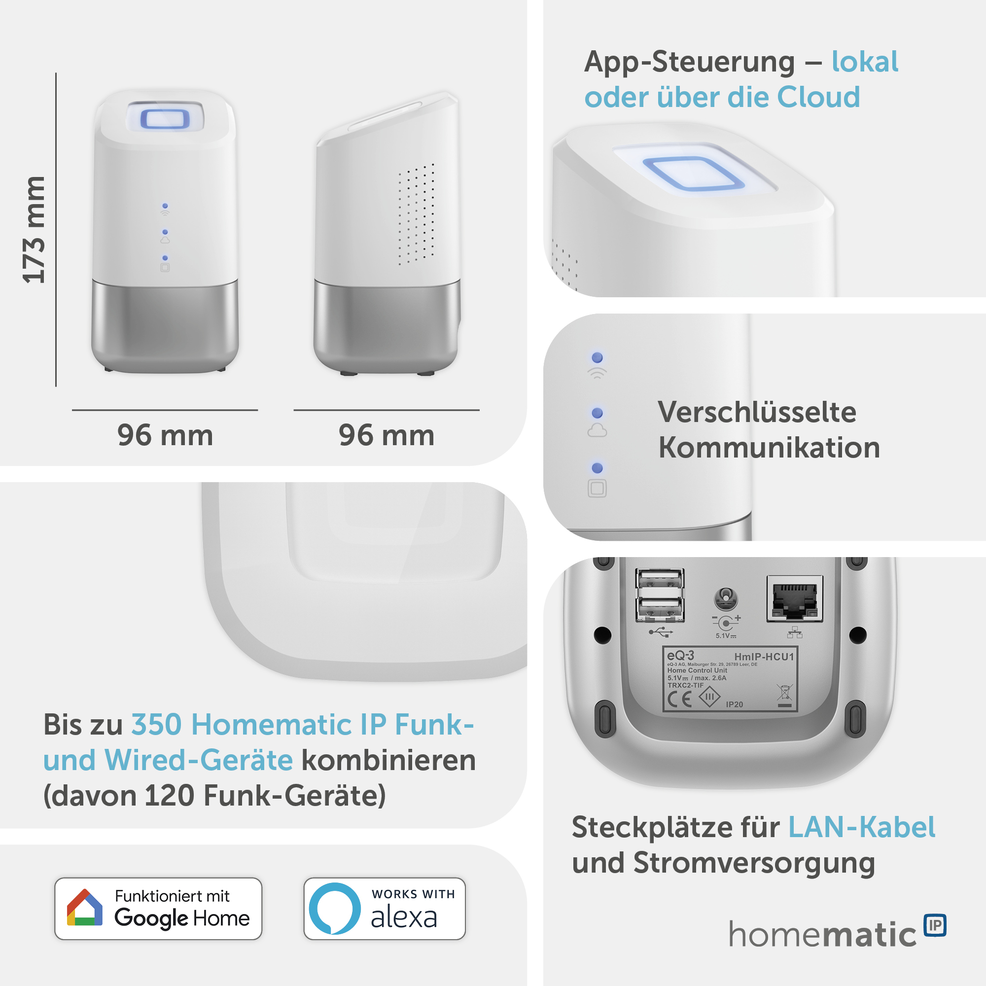HOMEMATIC IP 160322A0 Home Control Unit HOMEMATIC IP 160322A0 Home Control Unit