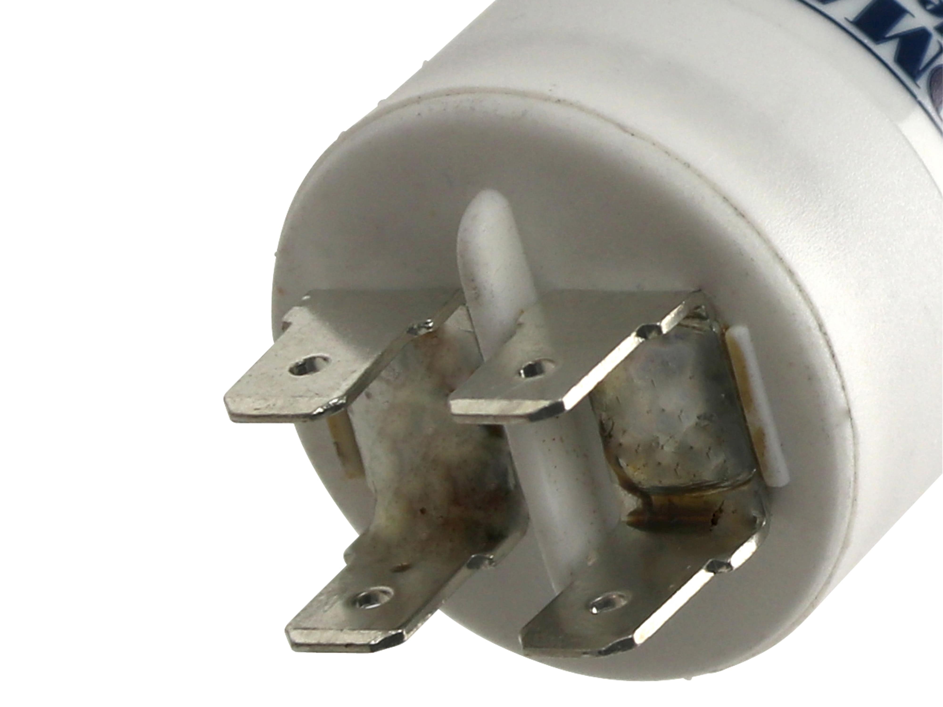 COMAR Motorkondensator DFS (Doppelflachstecker), 8µF, 450V, Flachsteckanschluss COMAR Motorkondensator, 8µF, 450V, Flachsteckanschluss