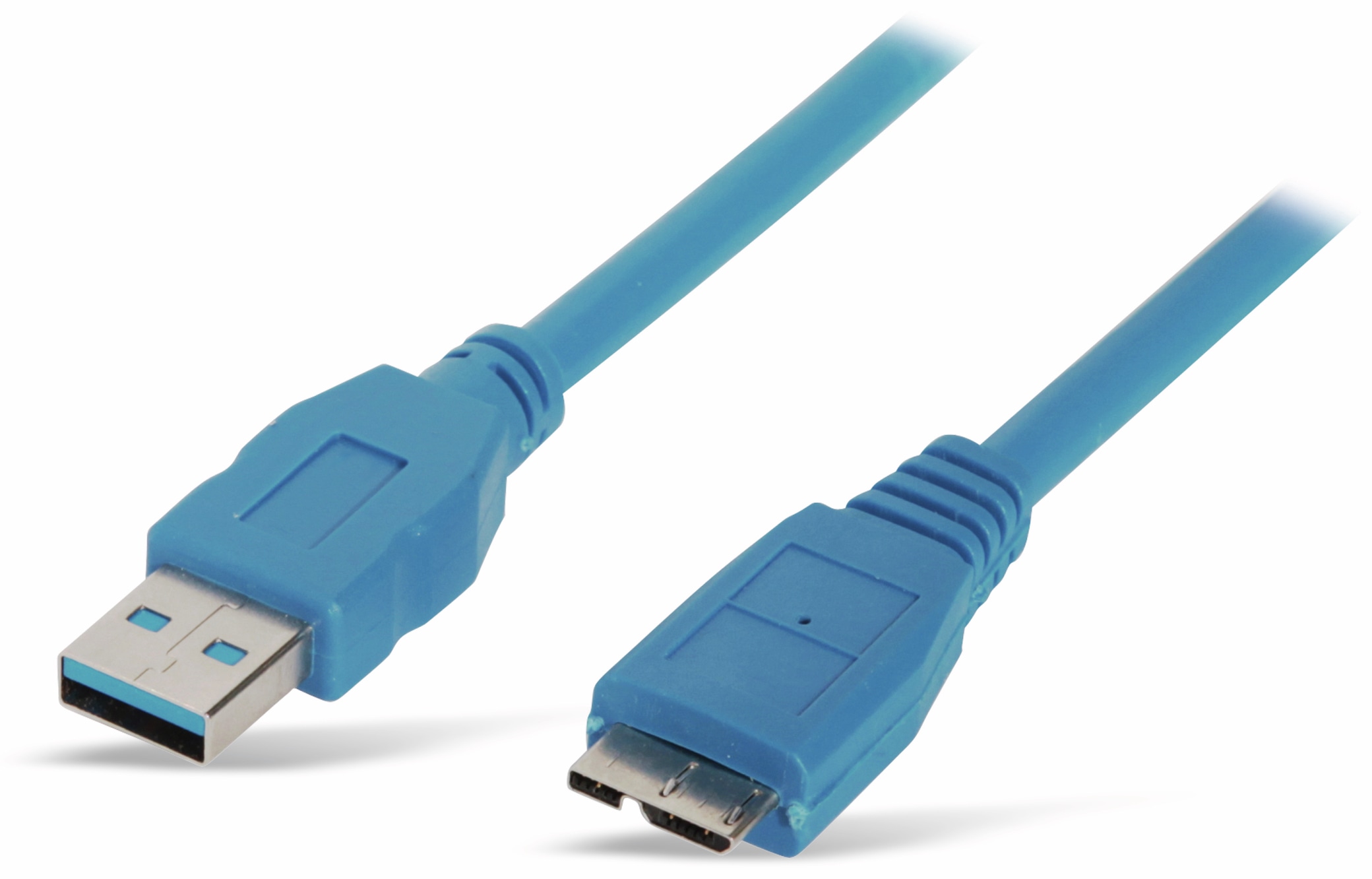 S-IMPULS USB3.0 Anschlusskabel, A/Micro-B, 1 m, blau S-IMPULS USB3.0 Anschlusskabel, A/Micro-B, 1 m, blau
