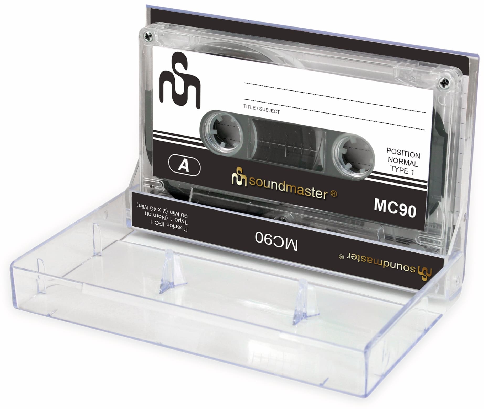 SOUNDMASTER Leerkassette MC90 IEC1, 5er Pack SOUNDMASTER Leerkassette MC90 IEC1, 5er Pack