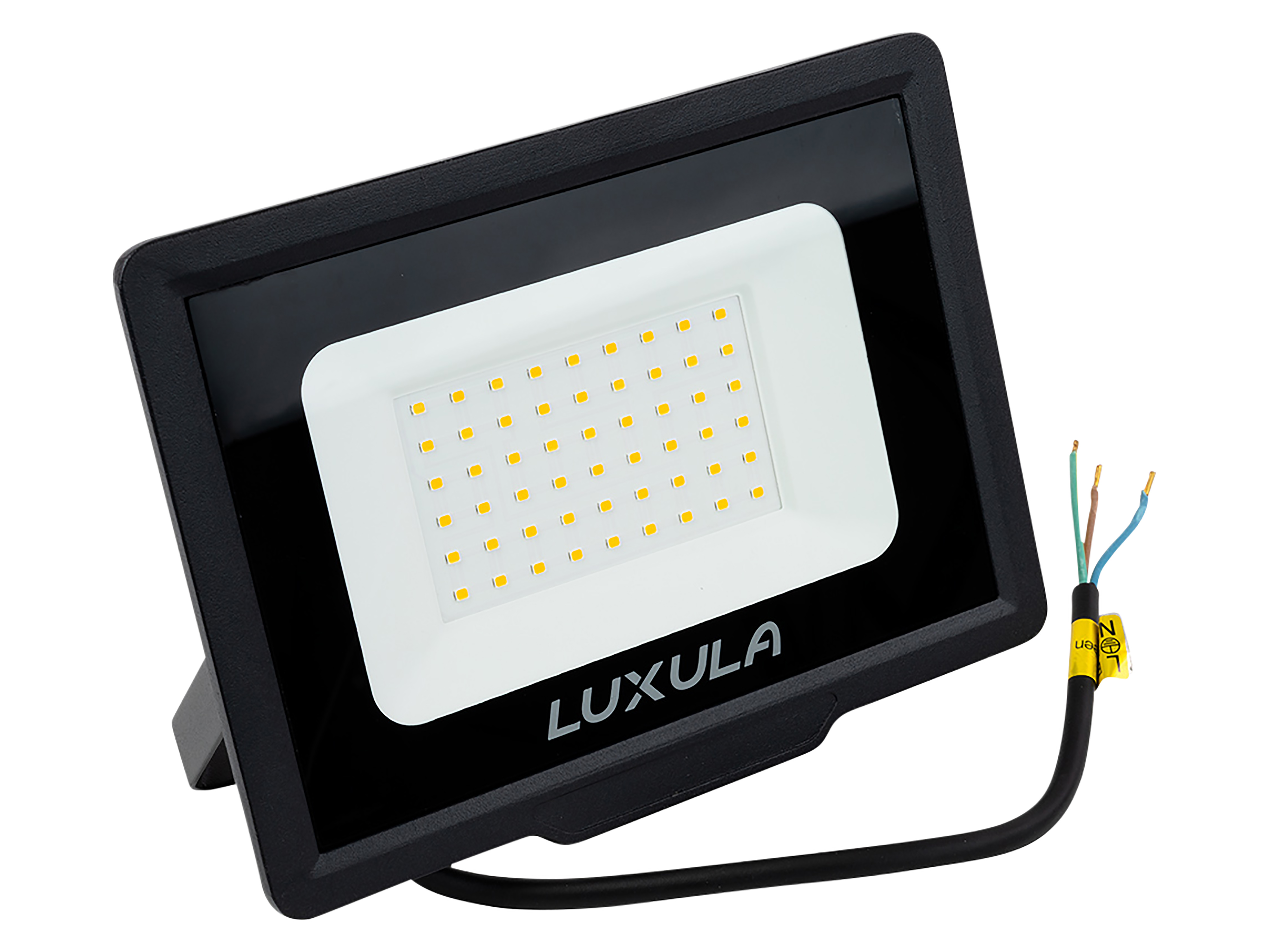 LUXULA LED-Fluter, EEK: F, 50W, 5000lm, 4000K, schwarz