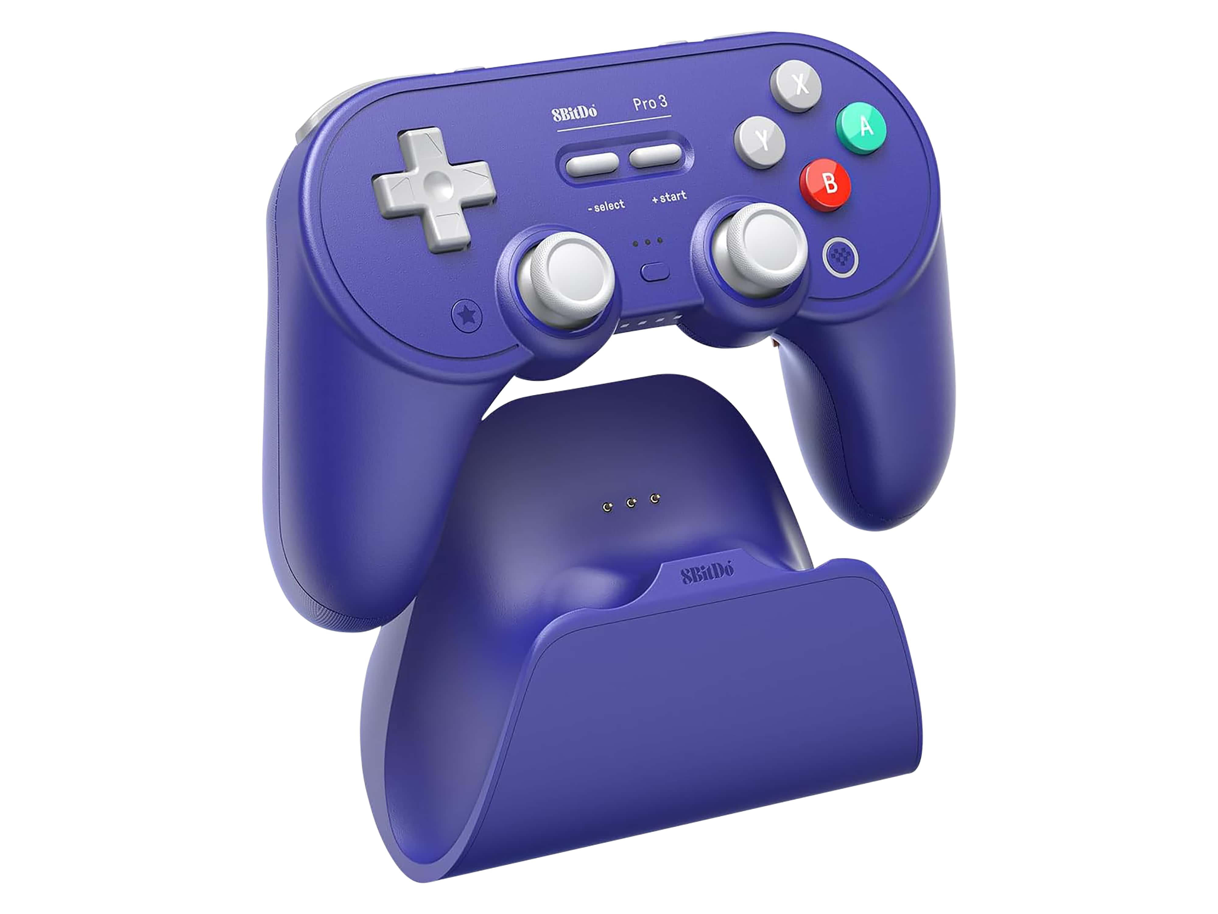 8BITDO Pro 3 Bluetooth Controller & Dock, Lila 8BITDO Pro 3 Bluetooth Controller & Dock, Lila