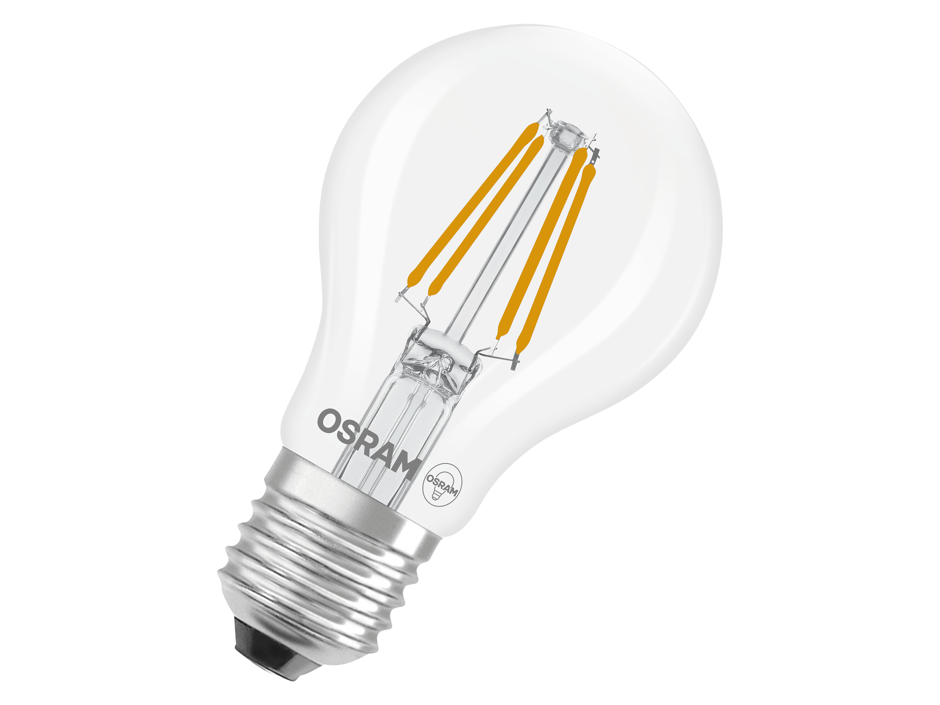 OSRAM LED-Lampe Retrofit, 3,4 W, E27, 2700 K, EEK: D, 470 lm, IP20, warmweiß