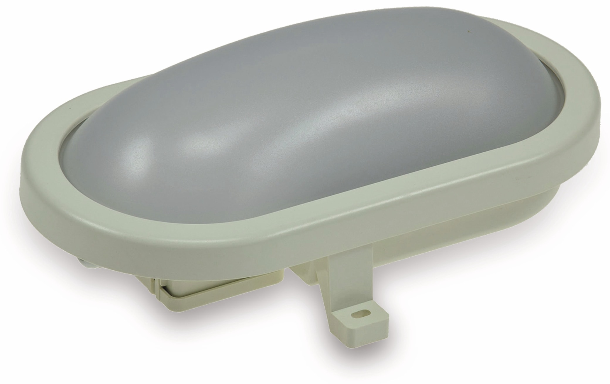CHILITEC LED-Oval-Leuchte 22266, EEK: G, 12 W, 960 lm, 3000 K, 216 mm, grau CHILITEC LED-Oval-Leuchte 22266, EEK: G, 12 W, 960 lm, 3000 K, 216 mm, grau