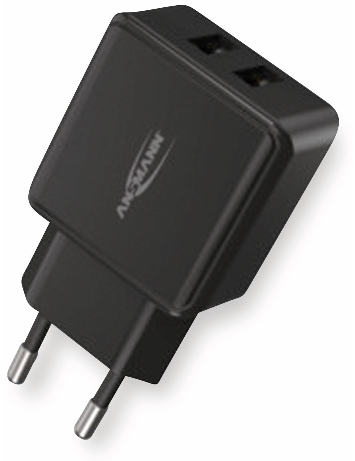 ANSMANN USB-Ladegerät HC212, 5 V, 2,4 A, 2-Port, schwarz ANSMANN USB-Ladegerät HC212, 5 V, 2,4 A, 2-Port, schwarz