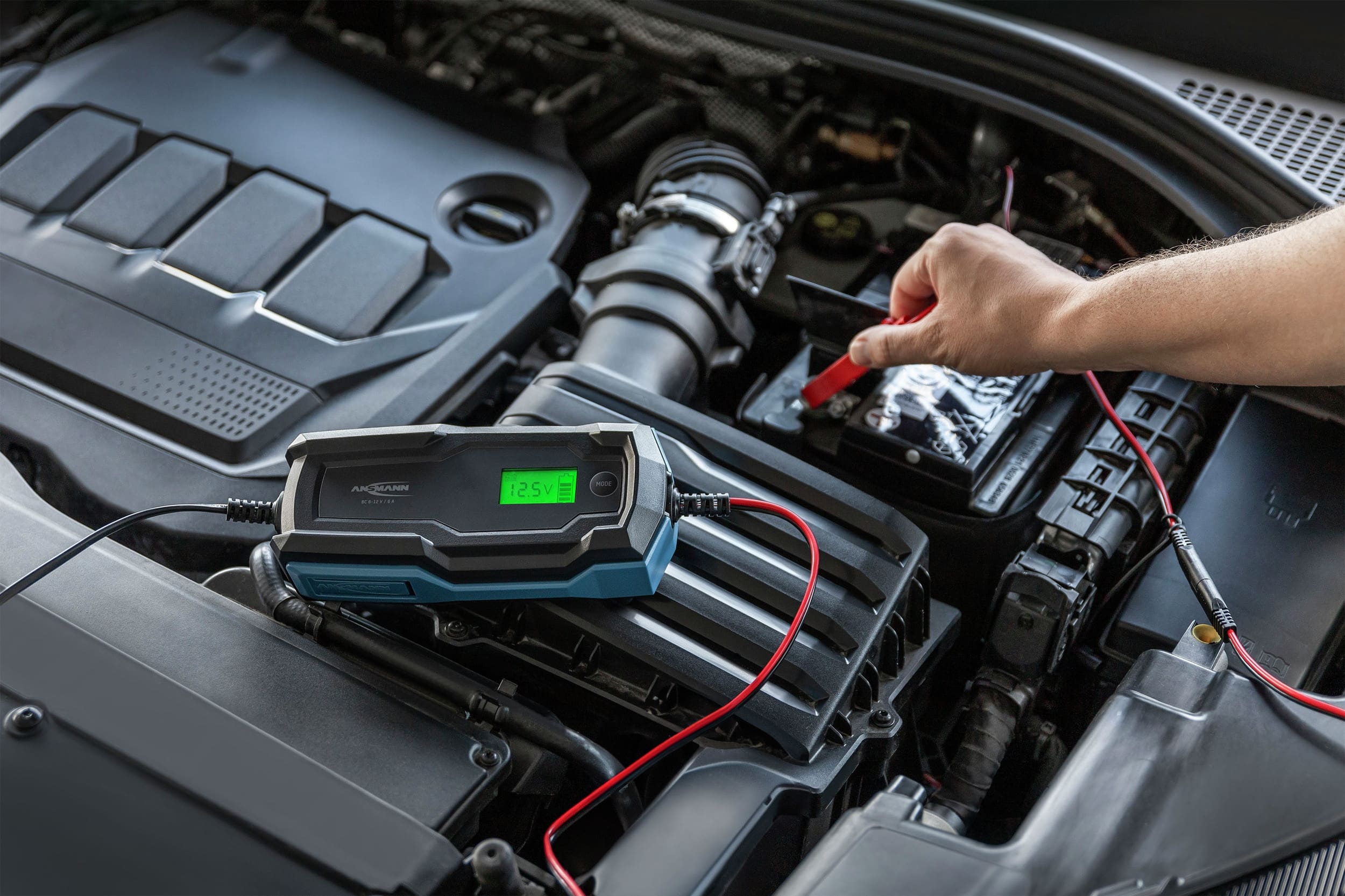 ANSMANN Autobatterie-Ladegerät, 1001-0145, Bleiladegerät, BC 6...12 V-, 6 A ANSMANN Autobatterie-Ladegerät, 1001-0145, Bleiladegerät, BC 6...12 V-, 6 A