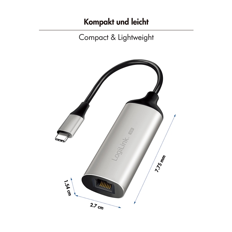 LOGILINK USB-Adapter UA0456 USB 3.2, USB-C auf 5G