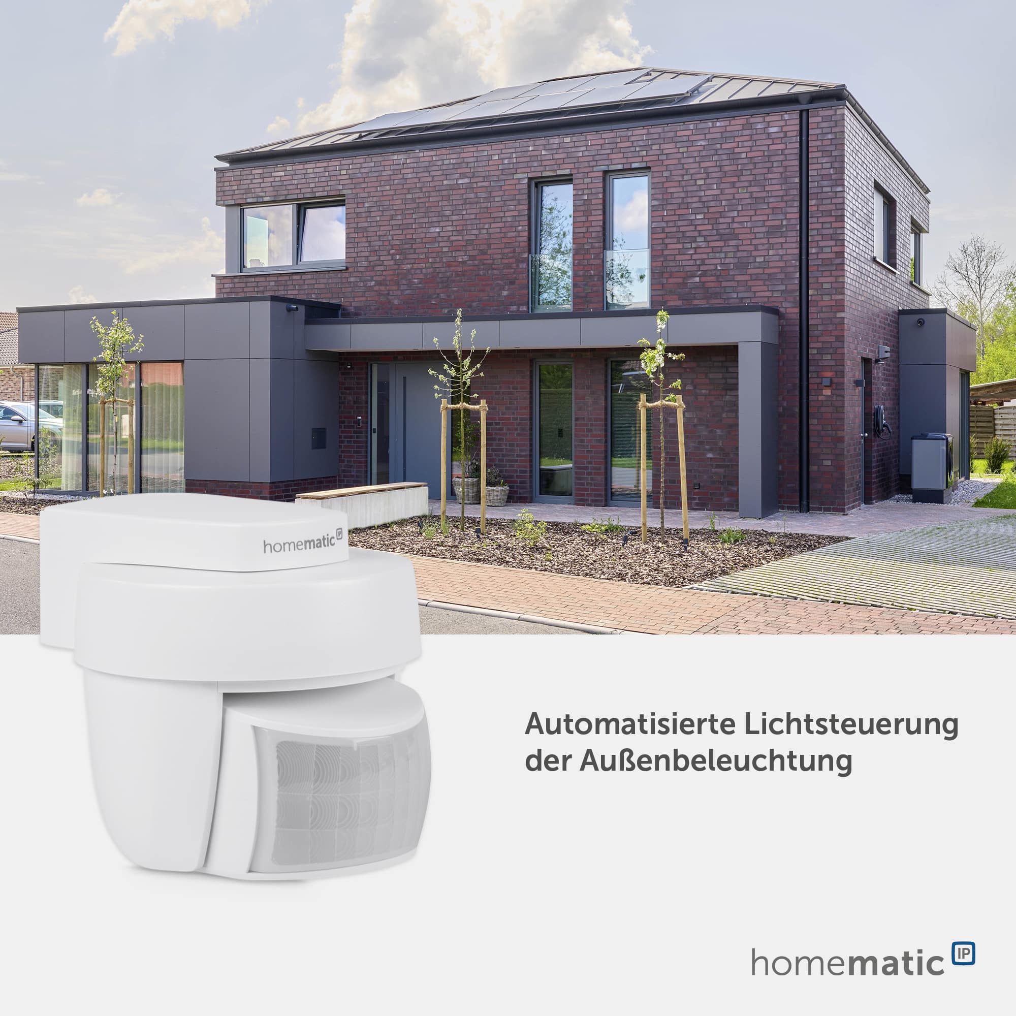 HOMEMATIC IP 156203A0, Bewegungsmelder, außen, weiß HOMEMATIC IP 156203A0, Bewegungsmelder, außen, weiß
