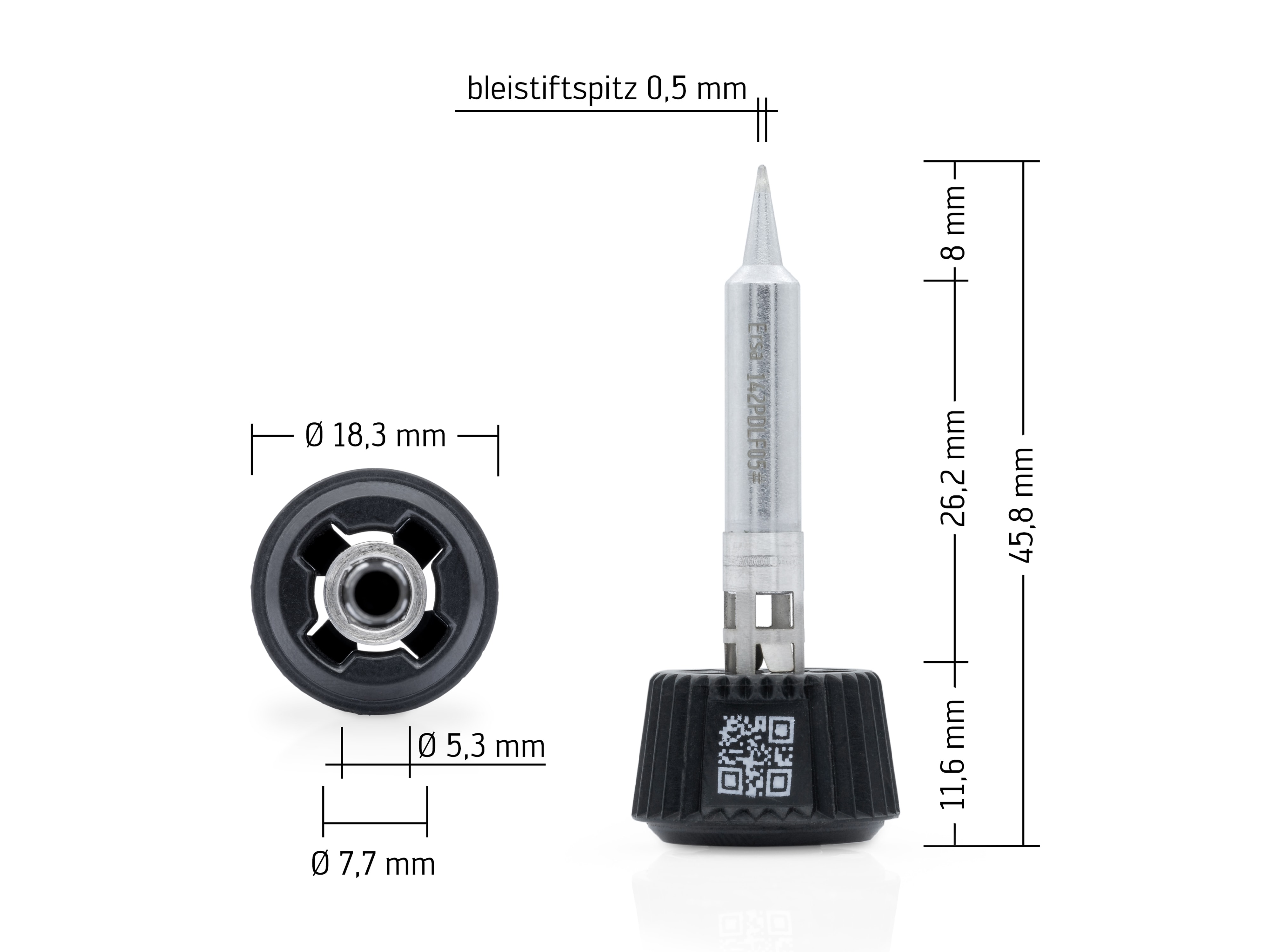 ERSA Lötspitze, 0142PDLF05/SB, bleistiftspitz, 0,5 mm ERSA Lötspitze, 0142PDLF05/SB, bleistiftspitz, 0,5 mm