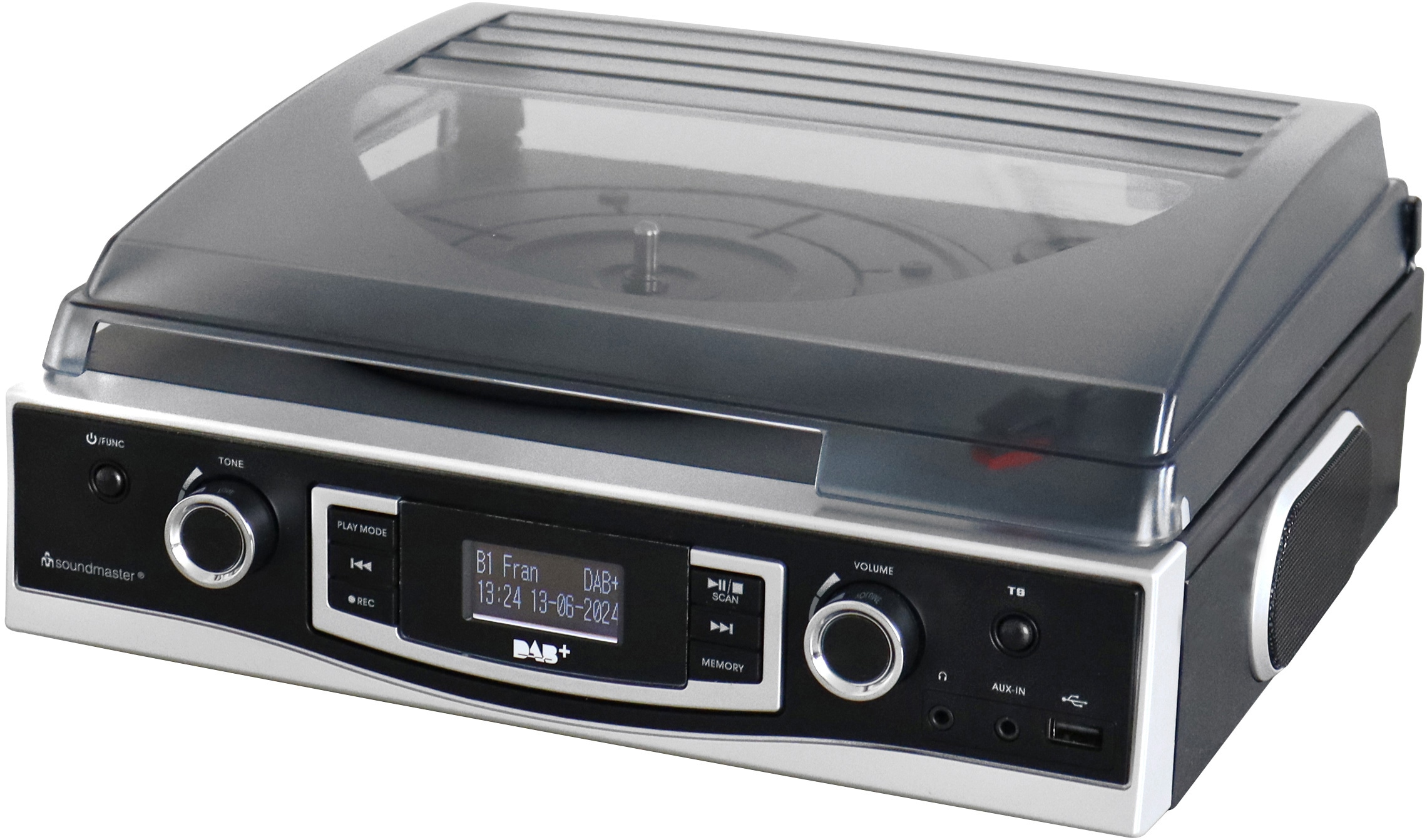 SOUNDMASTER Plattenspieler PL590SW, mit DAB+/UKW Stereoradio u. Encoding SOUNDMASTER Plattenspieler PL590SW, mit DAB+/UKW Stereoradio u. Encoding