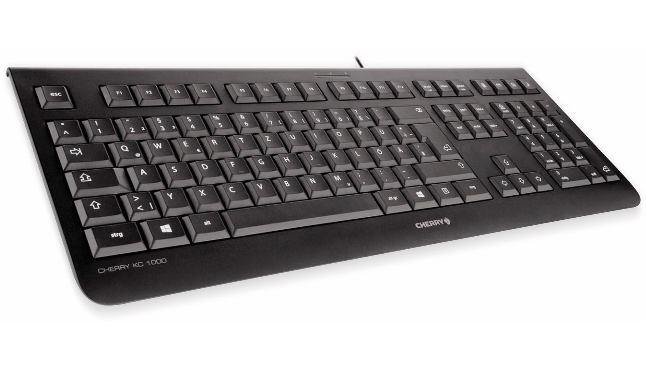 CHERRY Tastatur KC 1000, schwarz