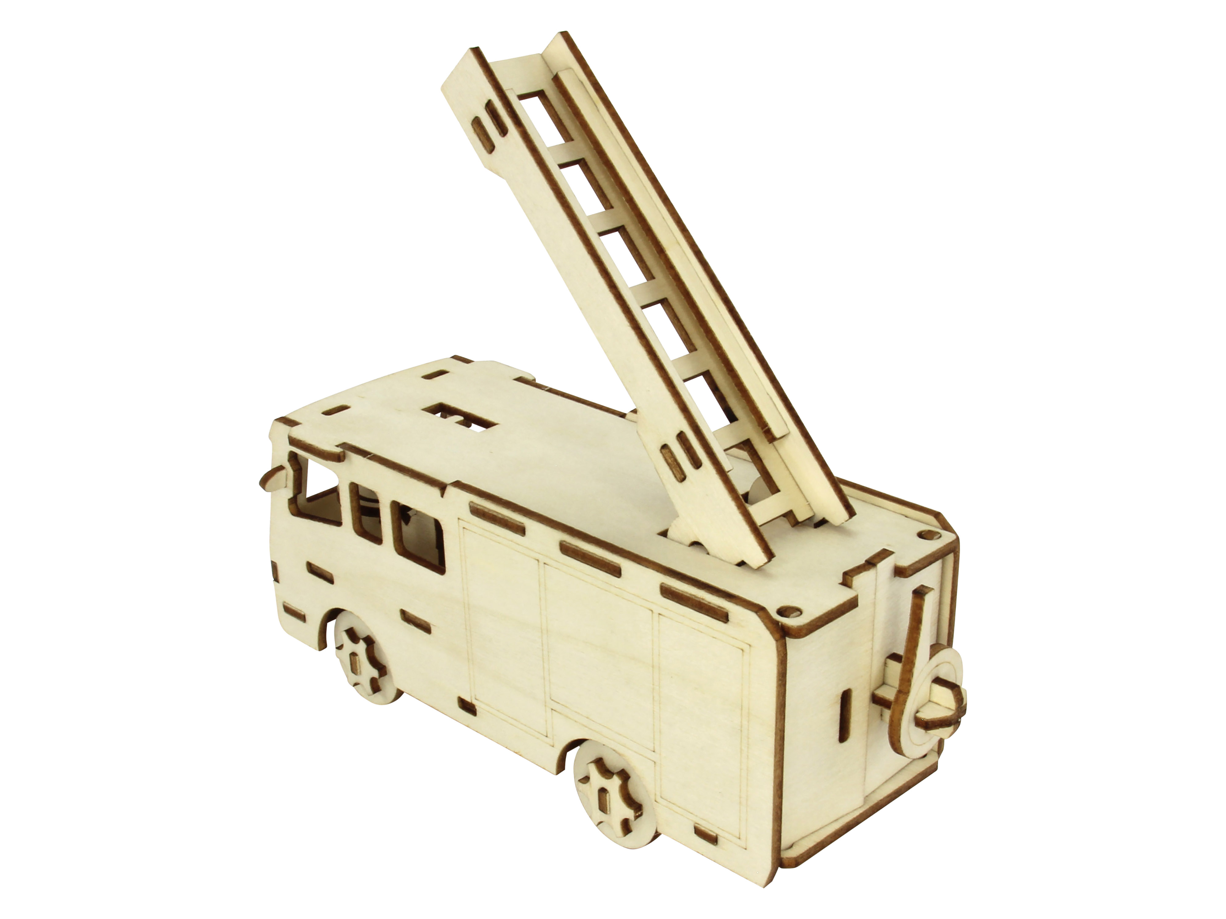 SOL-EXPERT 3D Holz Puzzle Feuerwehrauto SOL-EXPERT 3D Holz Puzzle Feuerwehrauto