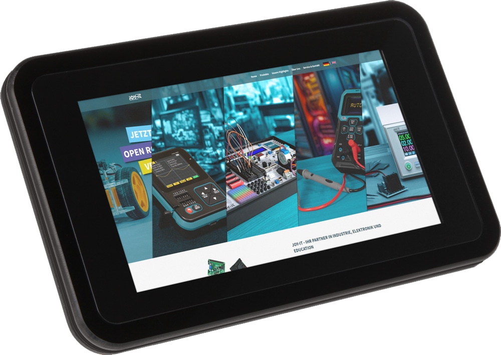 JOY-IT Gehäuse für 7" Touchscreen Display, PI5 Version JOY-IT Gehäuse für 7" Touchscreen Display, PI5 Version