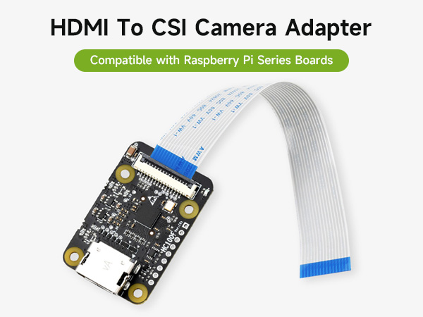 WAVESHARE HDMI-zu-CSI-Adapter (für alle Raspberry Pi Modelle mit CSI-Anschluss) WAVESHARE HDMI-zu-CSI-Adapter (für alle Raspberry Pi Modelle mit CSI-Anschluss)