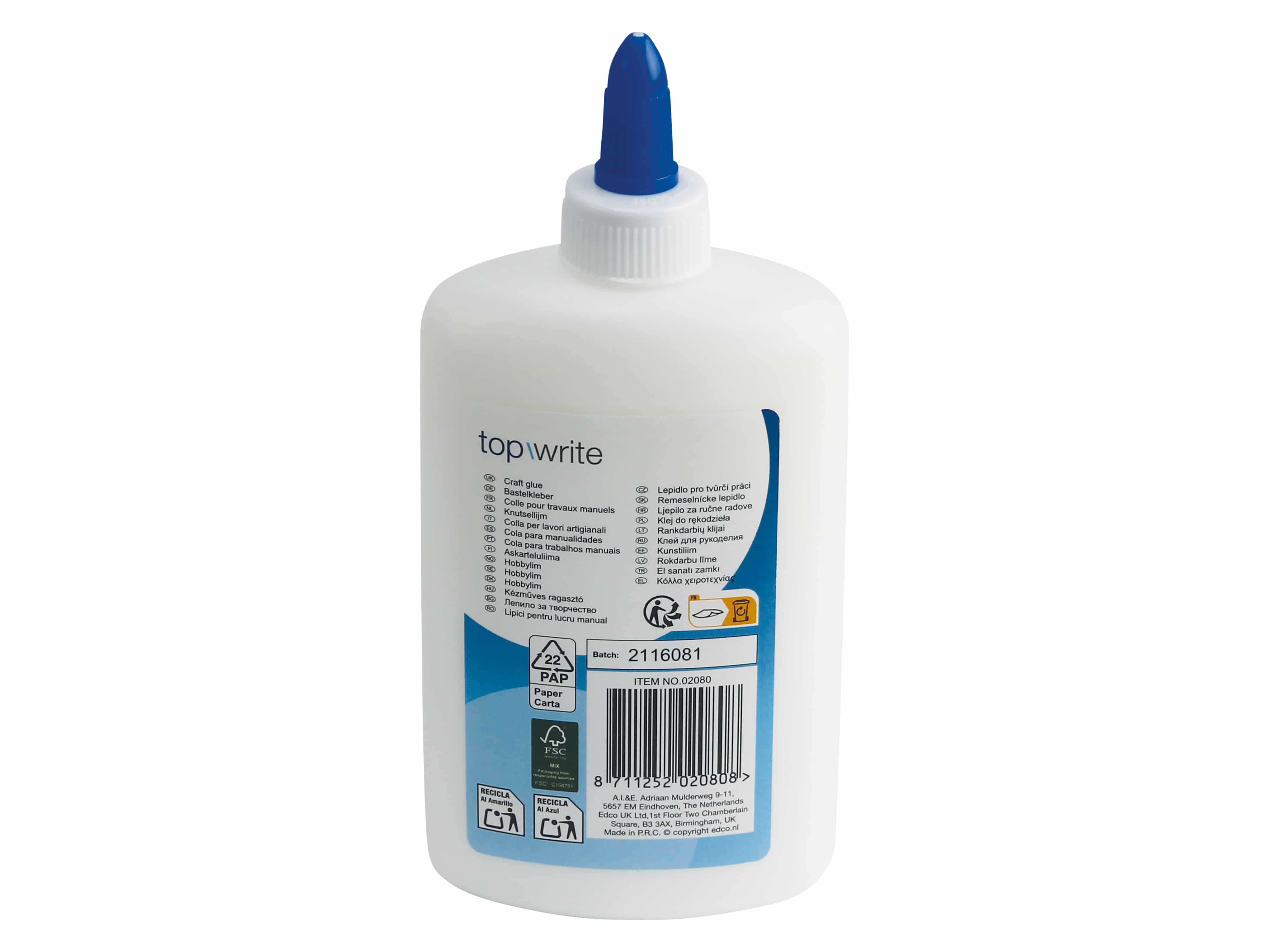 TOPWRITE Bastelkleber 250 ml TOPWRITE Bastelkleber 250 ml