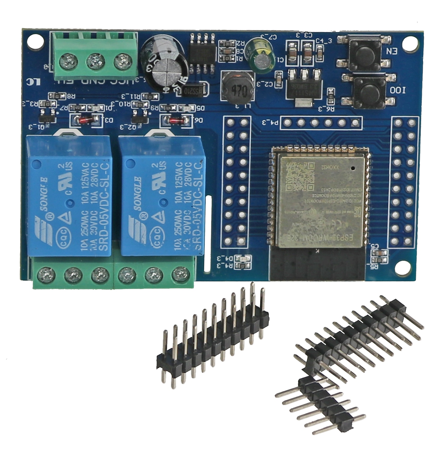 DAYPOWER Relaismodul ESP32-2R-D5, 2-Kanal DAYPOWER Relaismodul ESP32-2R-D5, 2-Kanal