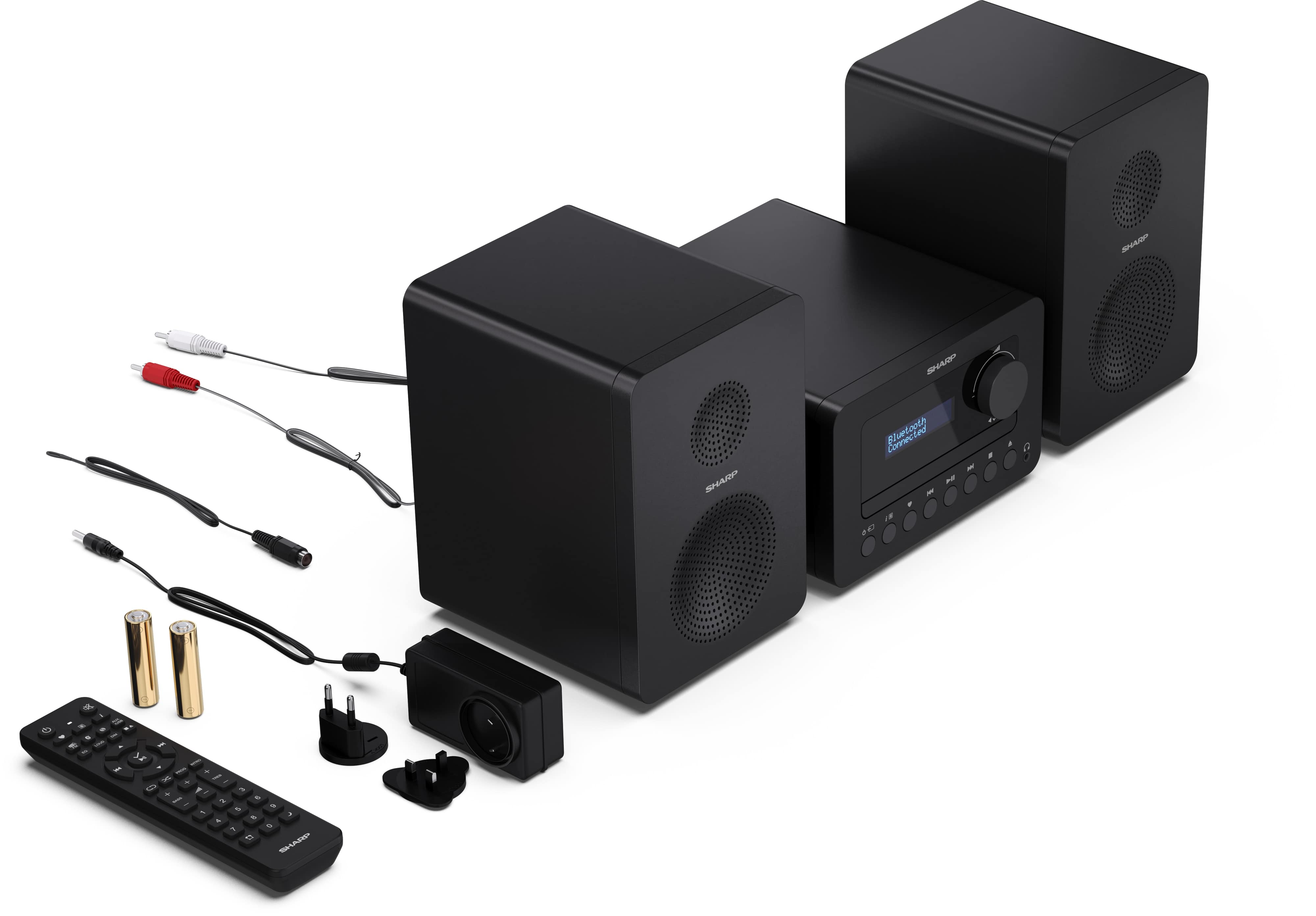 SHARP HiFi-Anlage XL-B520D, schwarz, DAB+, Bluetooth, MP3, CD-Laufwerk SHARP HiFi-Anlage XL-B520D, schwarz, DAB+, Bluetooth, MP3, CD-Laufwerk