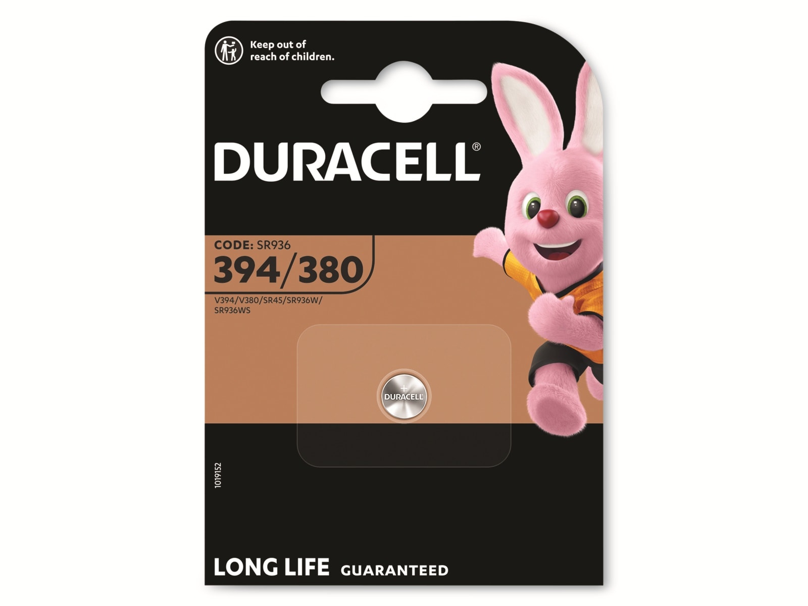 DURACELL Silver Oxide-Knopfzelle SR45, 1.5V, Watch DURACELL Silver Oxide-Knopfzelle SR45, 1.5V, Watch