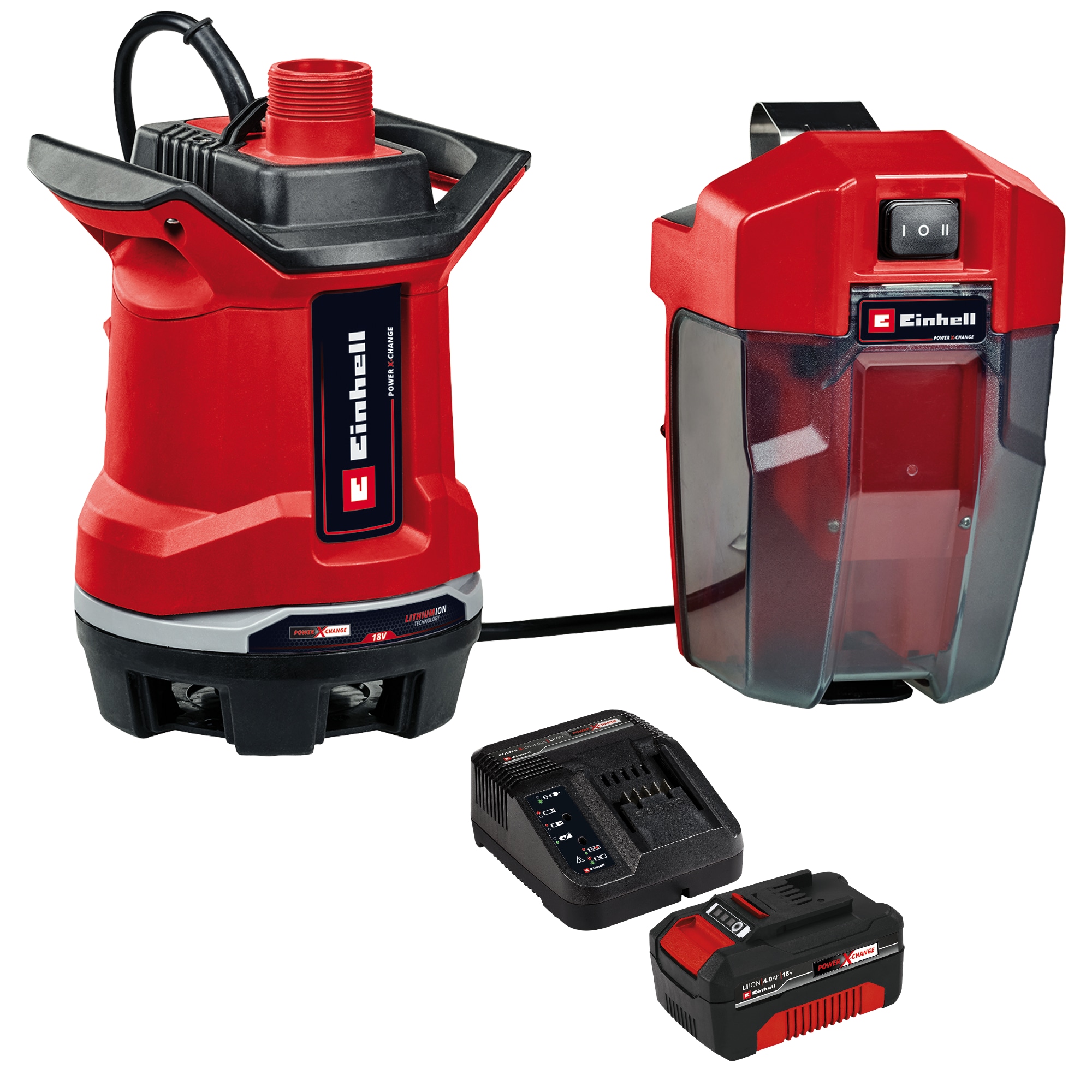 EINHELL Akku-Schmutzwasserpumpe GE-DP 18/25 Li + Starterset EINHELL Akku-Schmutzwasserpumpe GE-DP 18/25 Li + Starterset