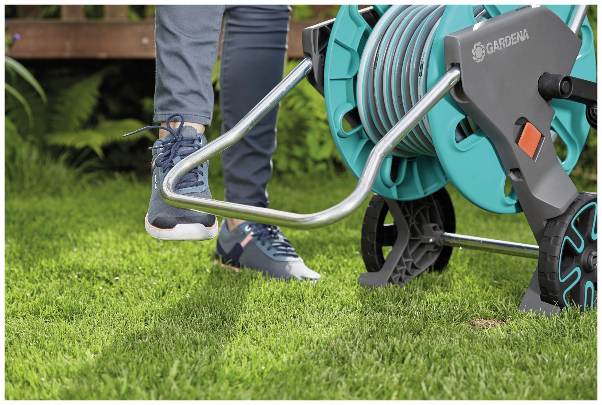GARDENA Schlauchwagen CleverRoll M 18513-20, 20 m, Set 10-teilig