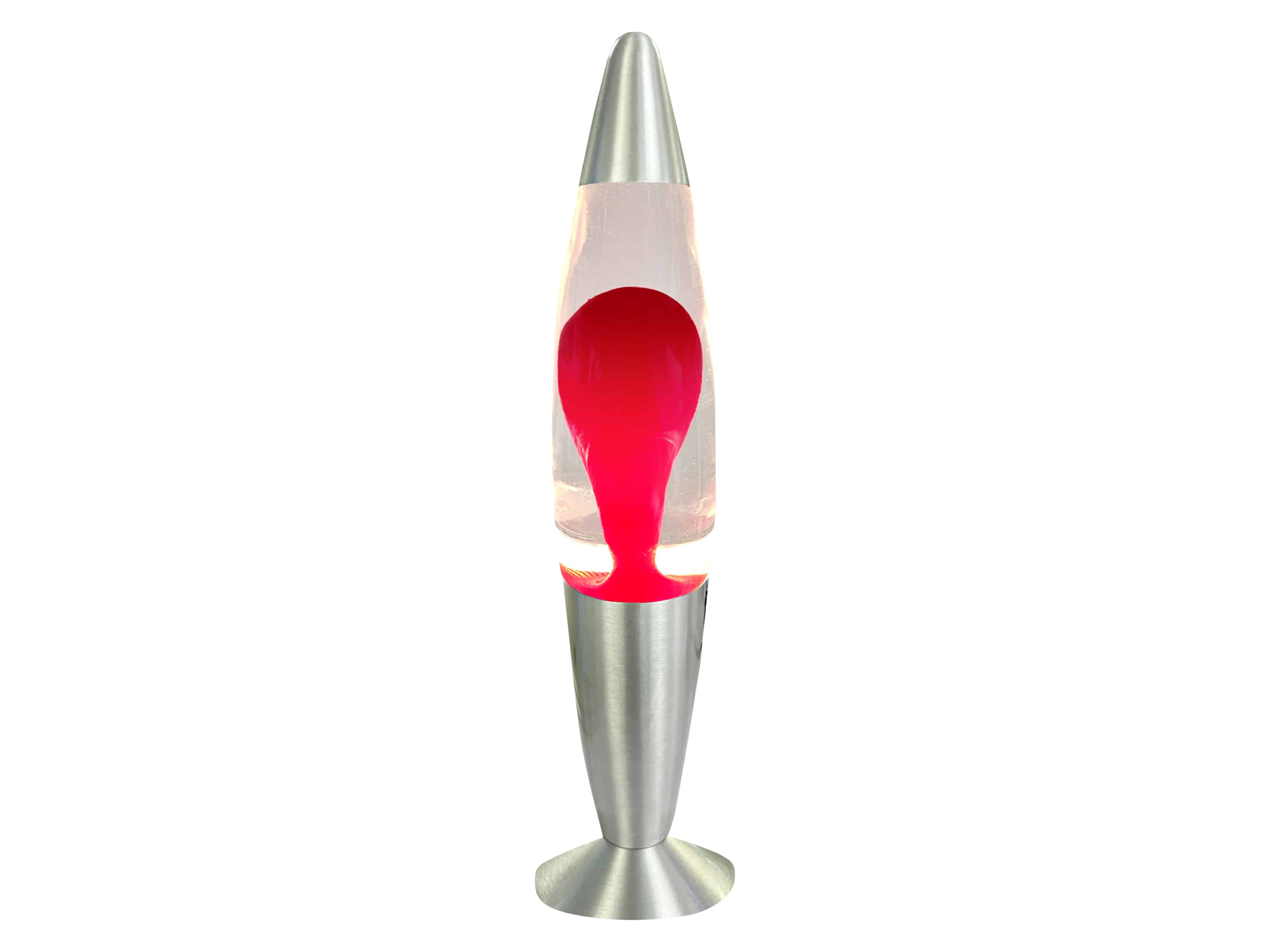 BLULAXA LED-Lava-Tischleuchte, 50960, 20W, 34 cm, rot/klar BLULAXA LED-Lava-Tischleuchte, 50960, 20W, 34 cm, rot/klar