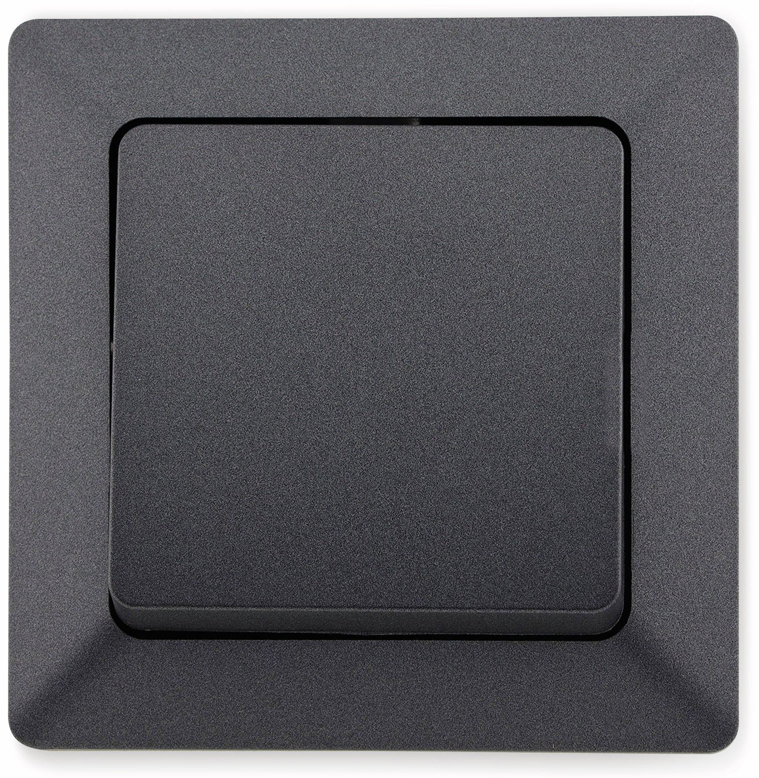 MILOS Taster 23042, 10A/250V~, anthrazit MILOS Taster 23042, 10A/250V~, anthrazit