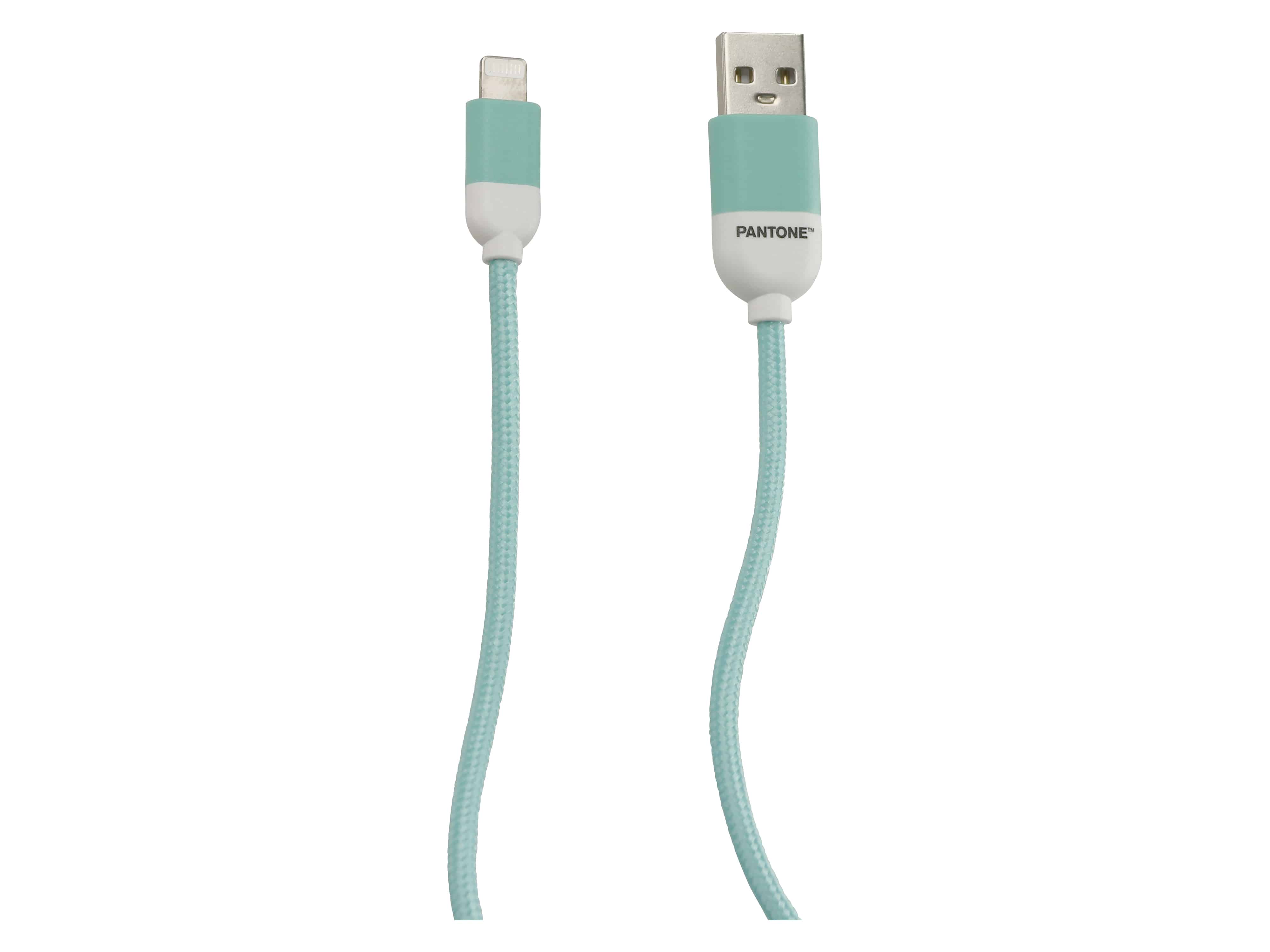 USB-Lightning-Kabel, PANTONE , 150cm, mint, MFI certified USB-Lightning-Kabel, PANTONE , 150cm, mint, MFI certified