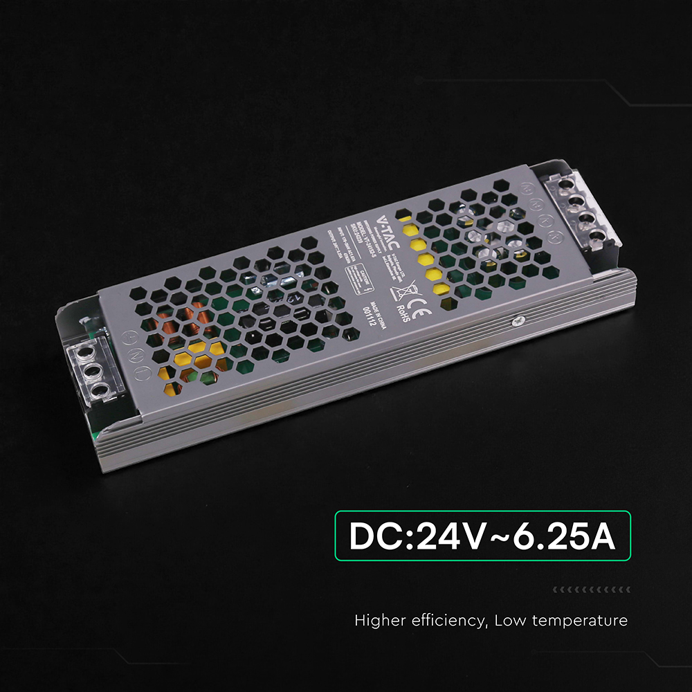V-TAC Schaltnetzteil, VT-24239, 24V/6,25A, 150W, IP20